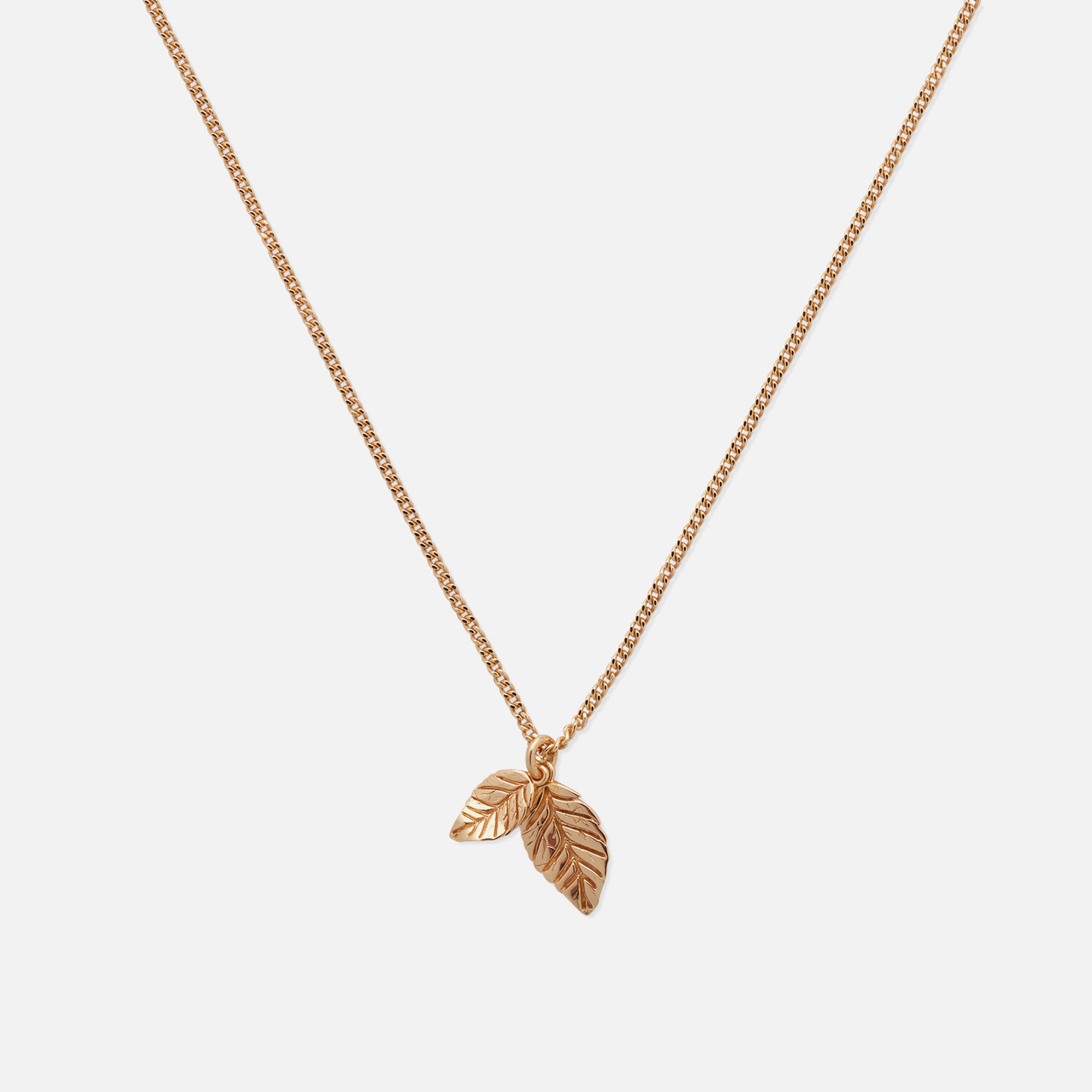 Emanuele Bicocchi Gold Leaves Pendant Necklace - Gold