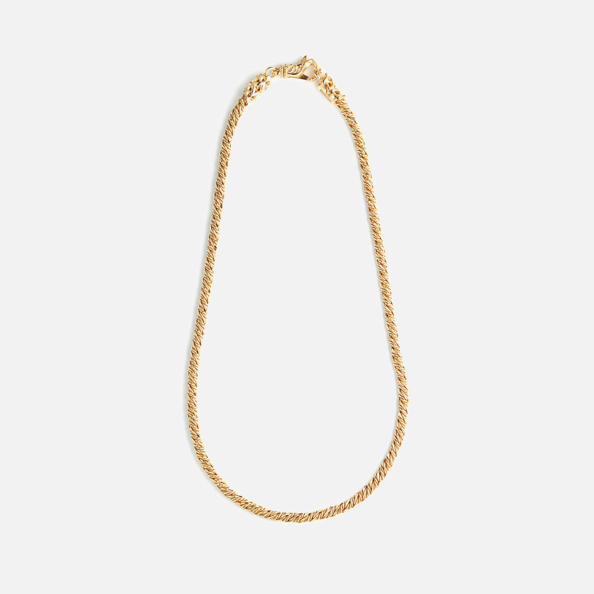 Emanuele Bicocchi Torsion Necklace - 24k Gold Plated Silver