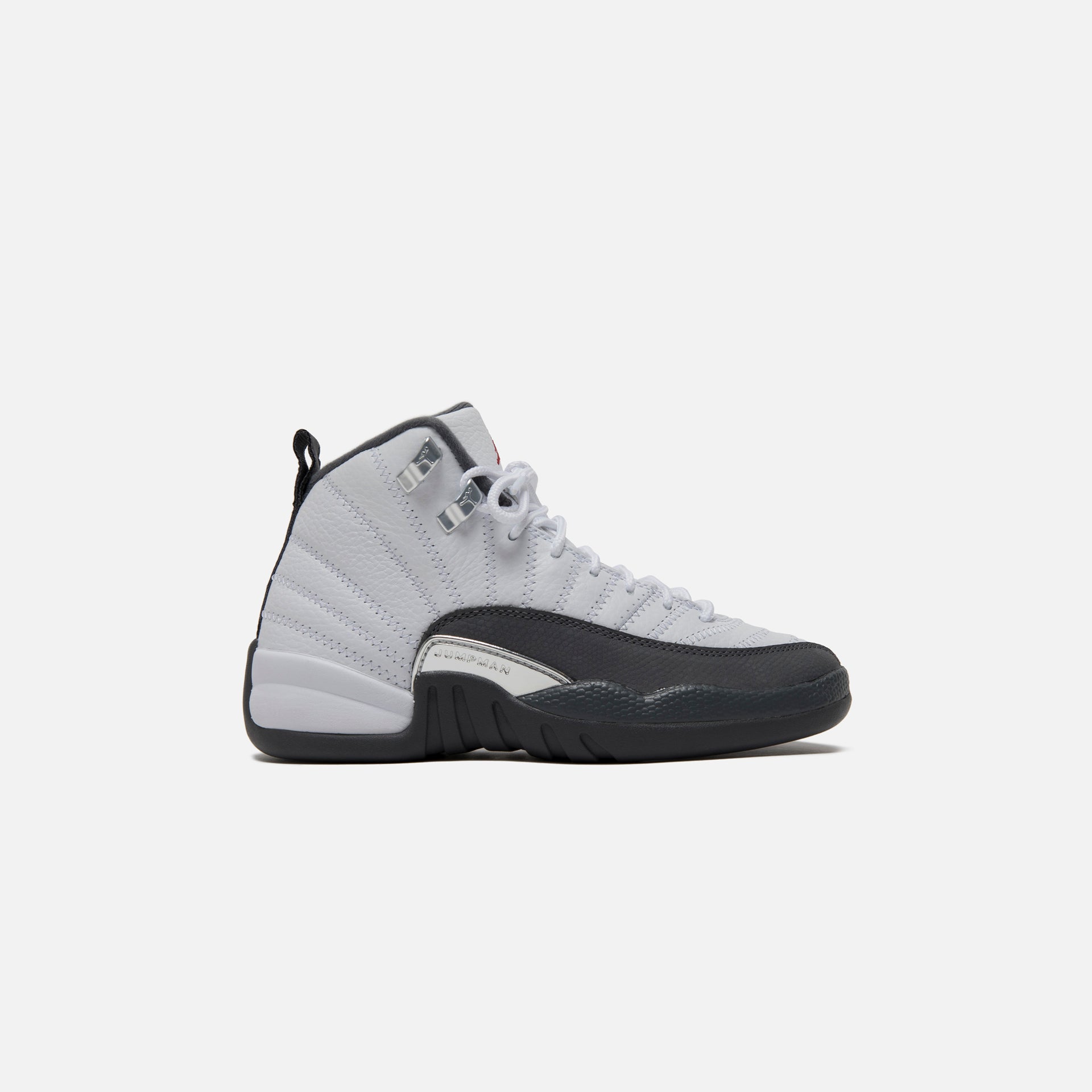 Nike Grade School Air Jordan 12 Retro - White / Gym Red / Dark Grey