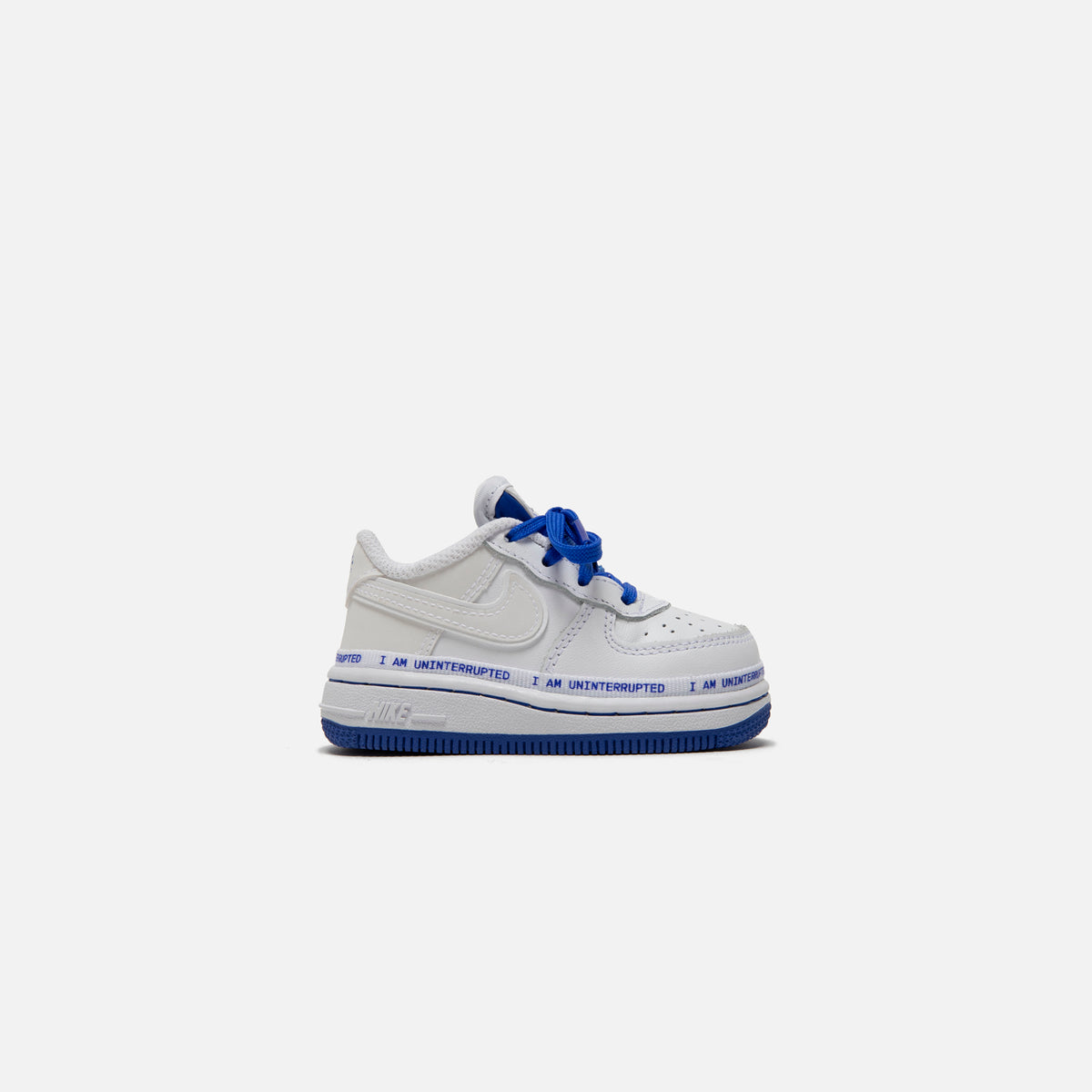 Nike x Uninterrupted Toddler Air Force 1 `07 - White / Black / Racer Blue