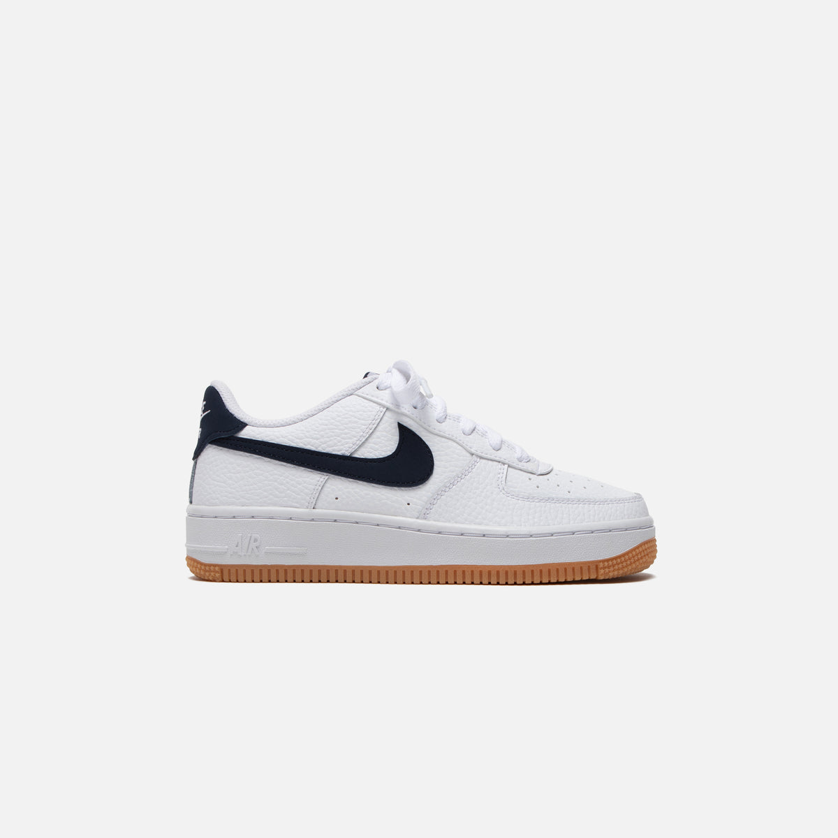 Nike Grade School Air Force 1 - White / Obsidian / University Red / Gum