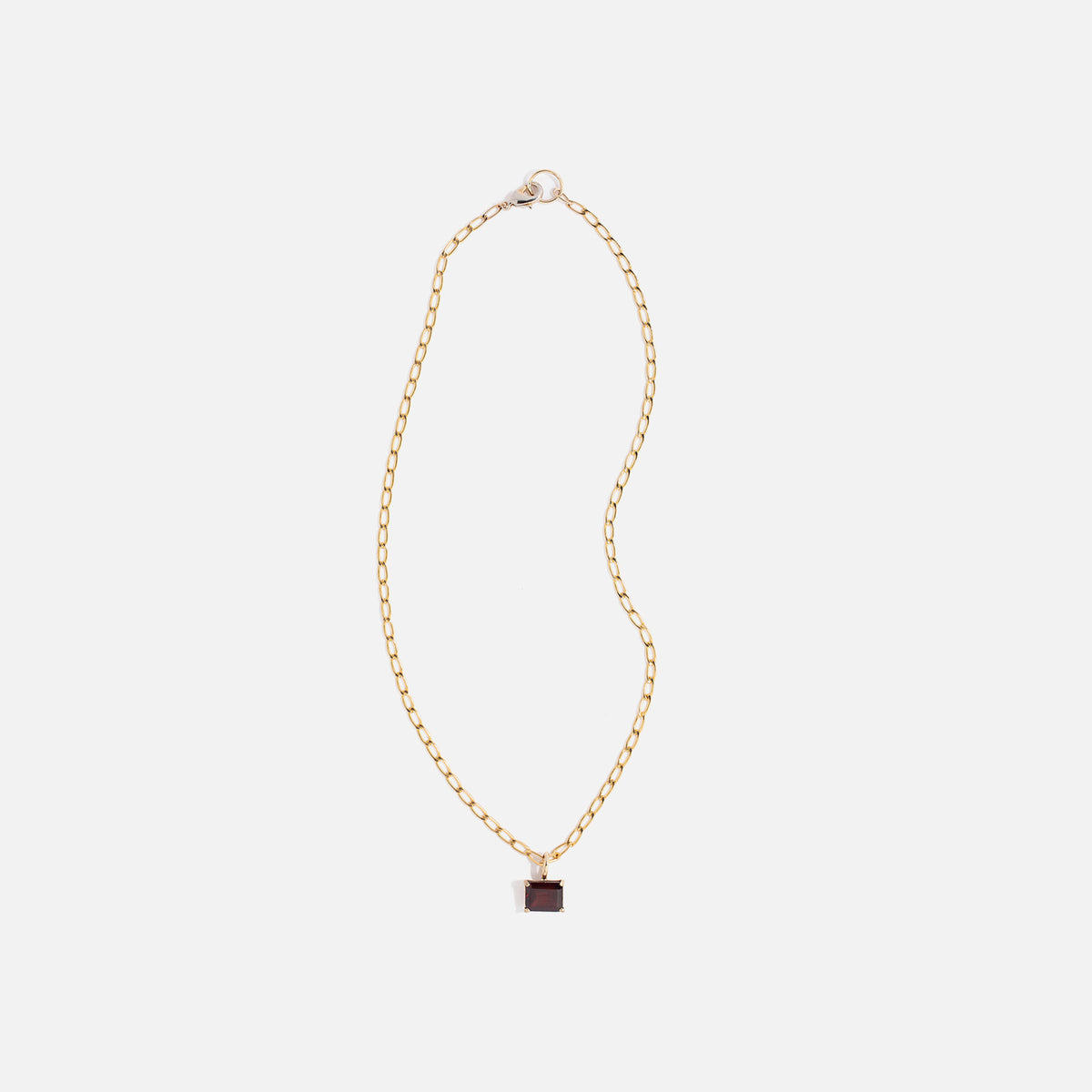 Faris Gem Necklace - Gold