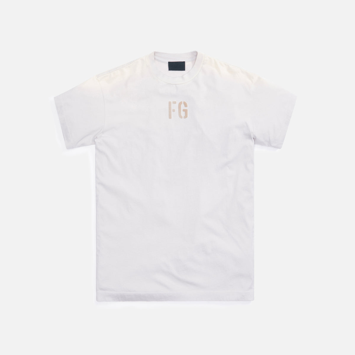 Fear of God "FG" Tee - Vintage Concrete White
