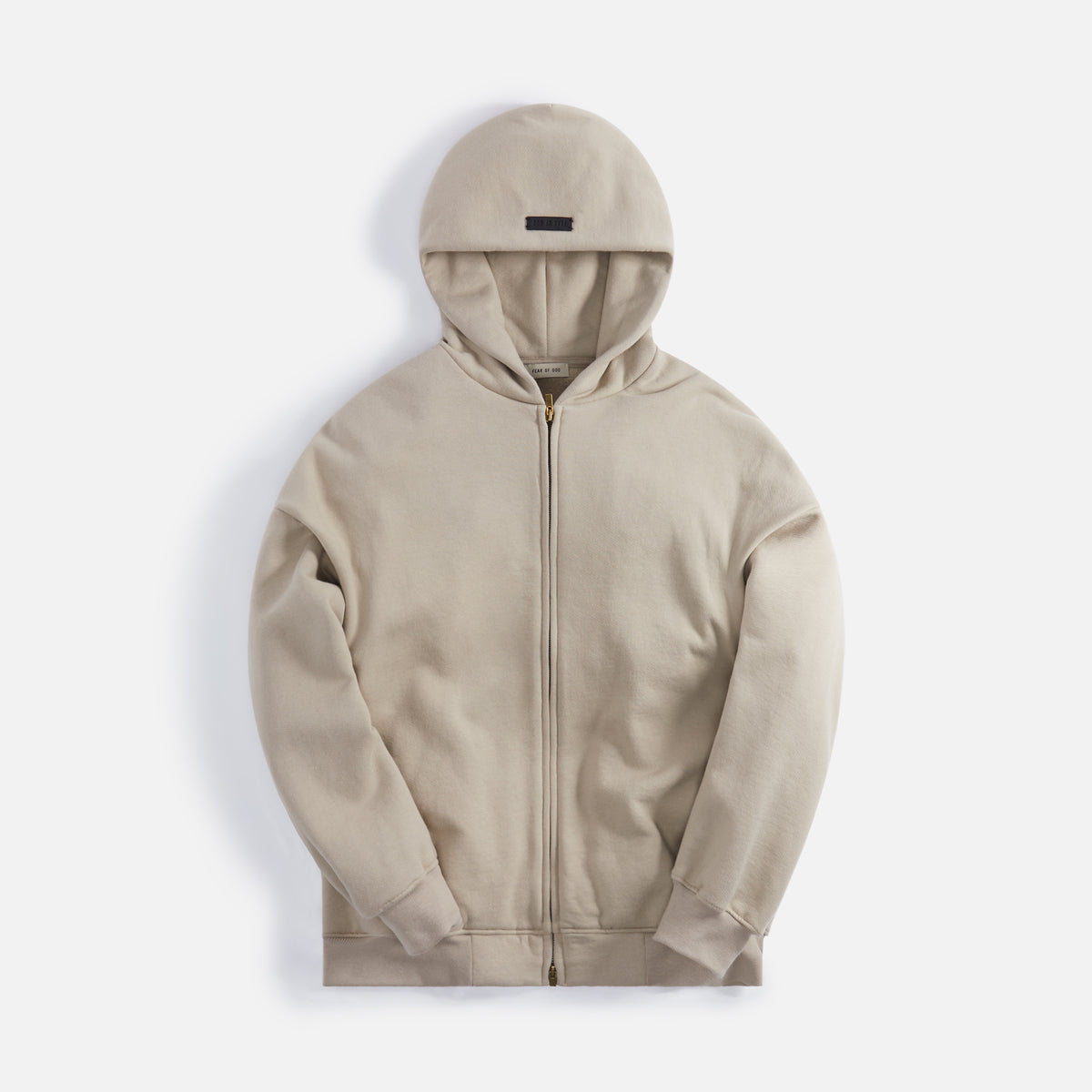 Fear of God Eternal Cotton Fleece Zip Hoodie - Dusty Beige