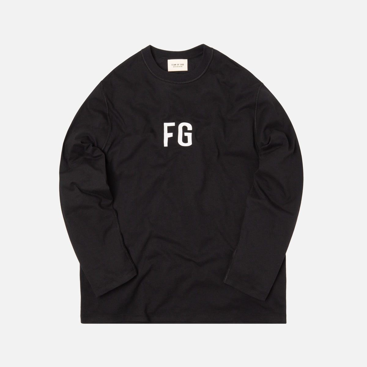 Fear of God L/S FG Tee - Vintage Black