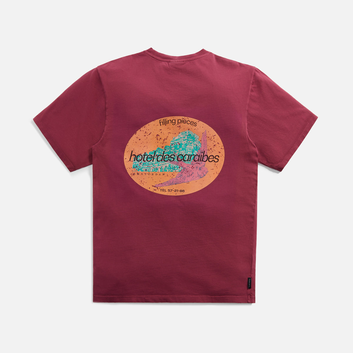 Filling Pieces FP Studio Tee HDC - Burgundy