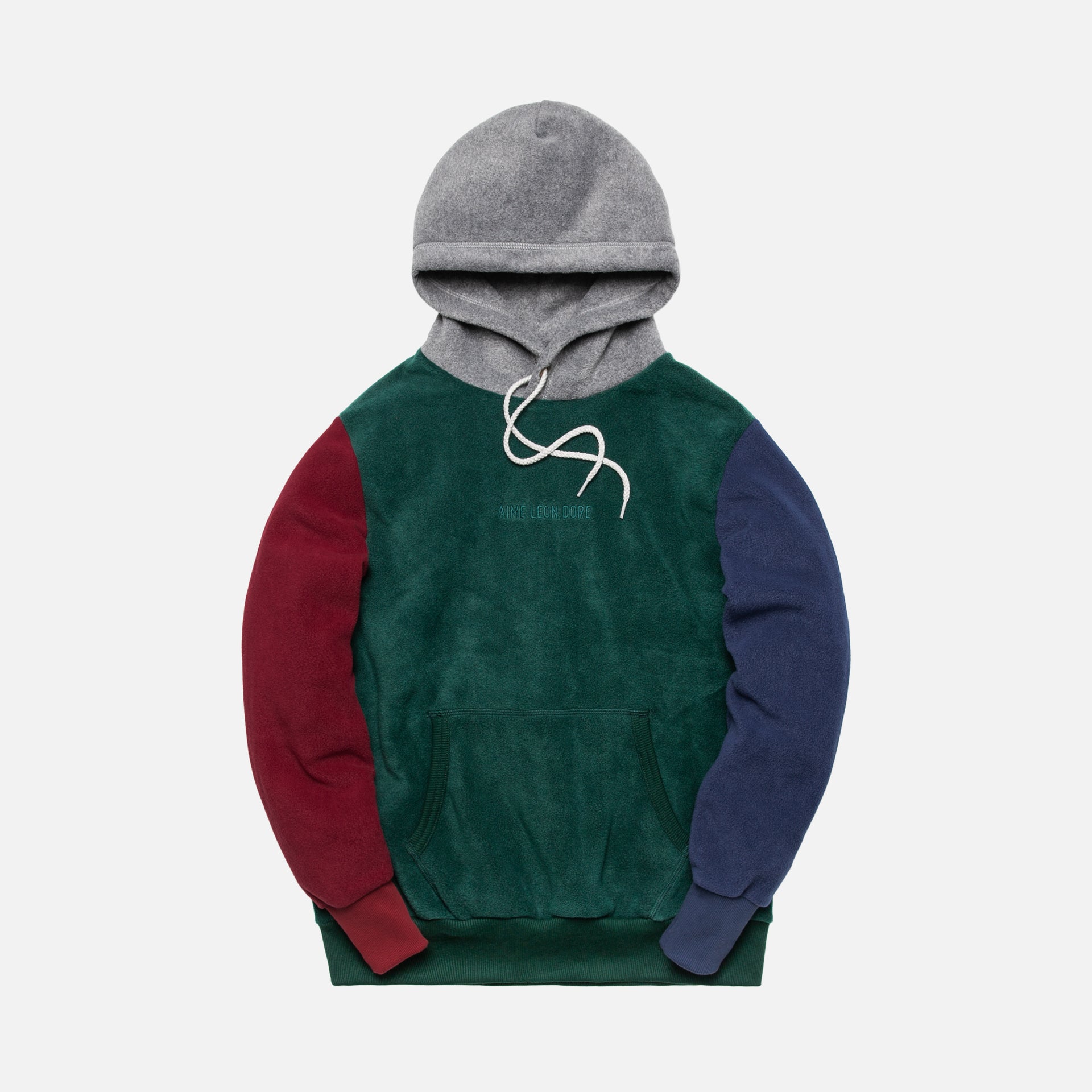Aimé Leon Dore Polar Fleece Blocked Hoodie - Multi