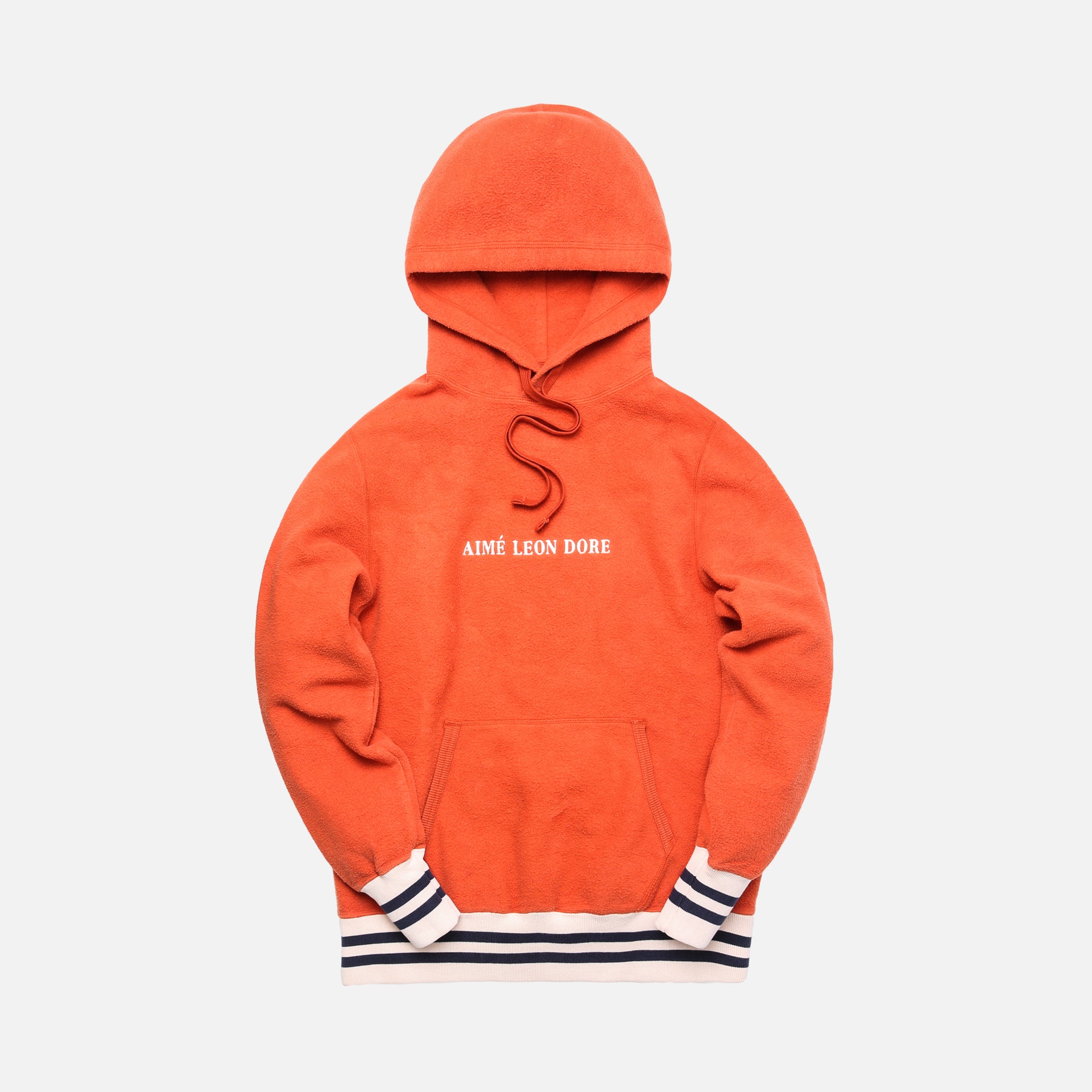 Aimé Leon Dore Reverse Fleece Hoodie - Rust