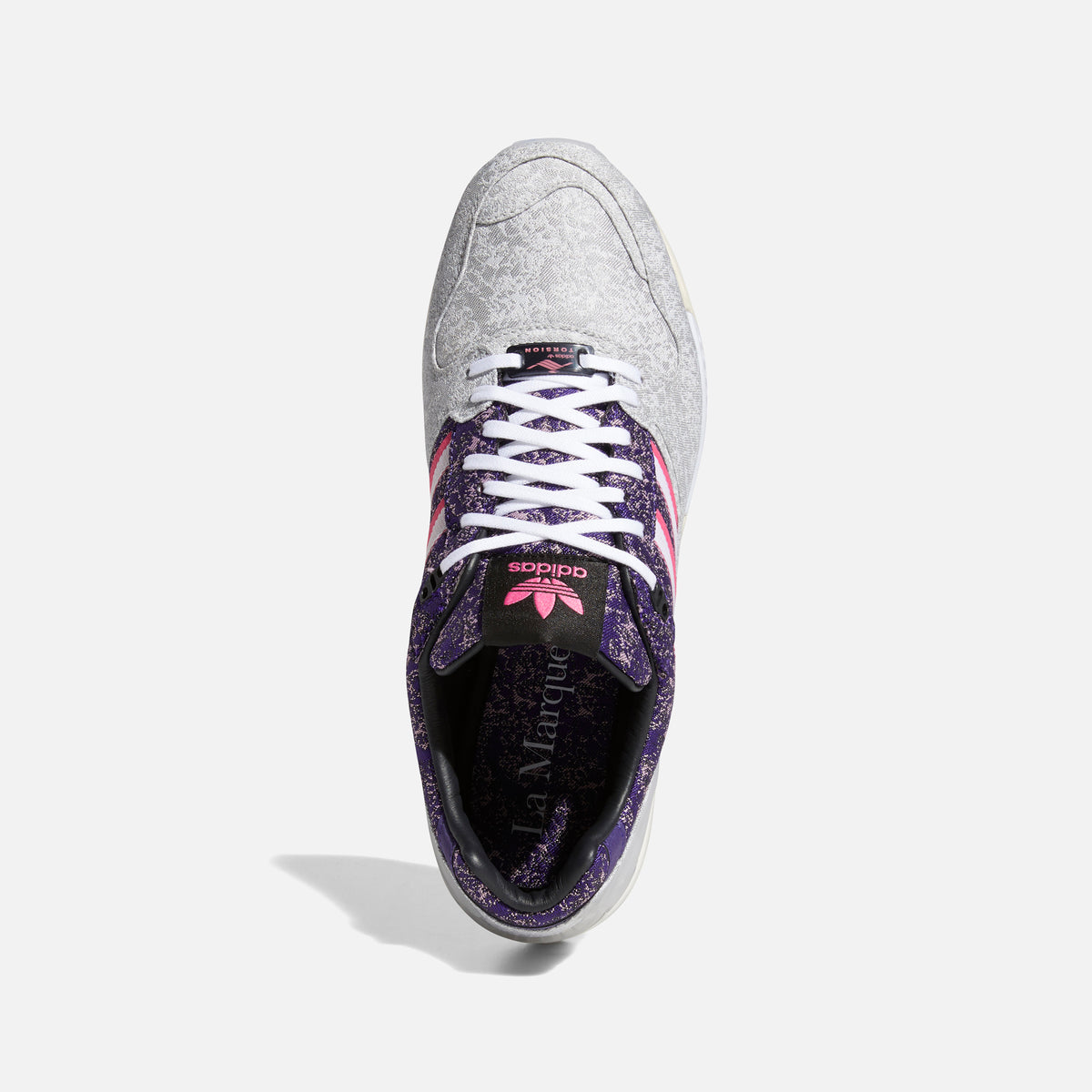 adidas ZX 5000 Vieux Lyon - Silver Metallic / Semi Solar Pink / Off White