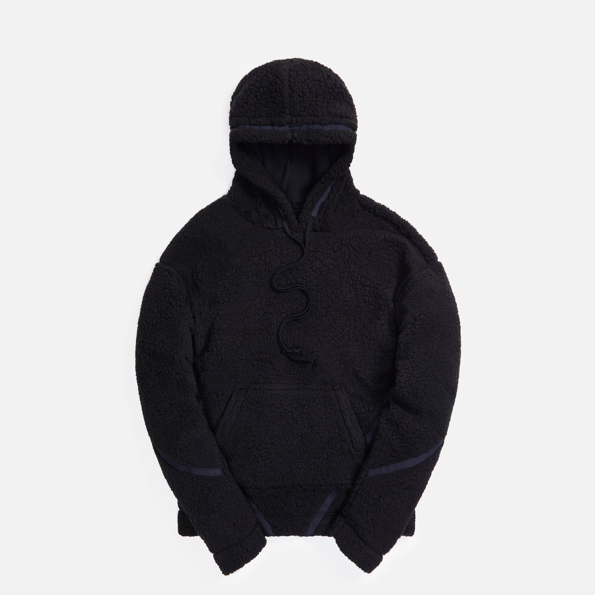 Greg Lauren Sherpa Basic Hoodie - Black