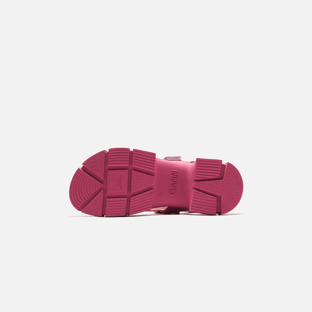 Ganni WMNS Rubber Sandal - Shocking Pink