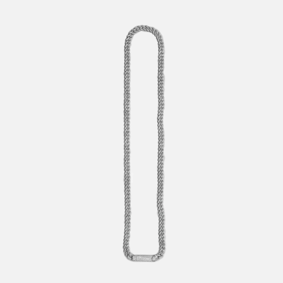 Greg Yuna Baby Cuban Chain 22 inches - White Gold