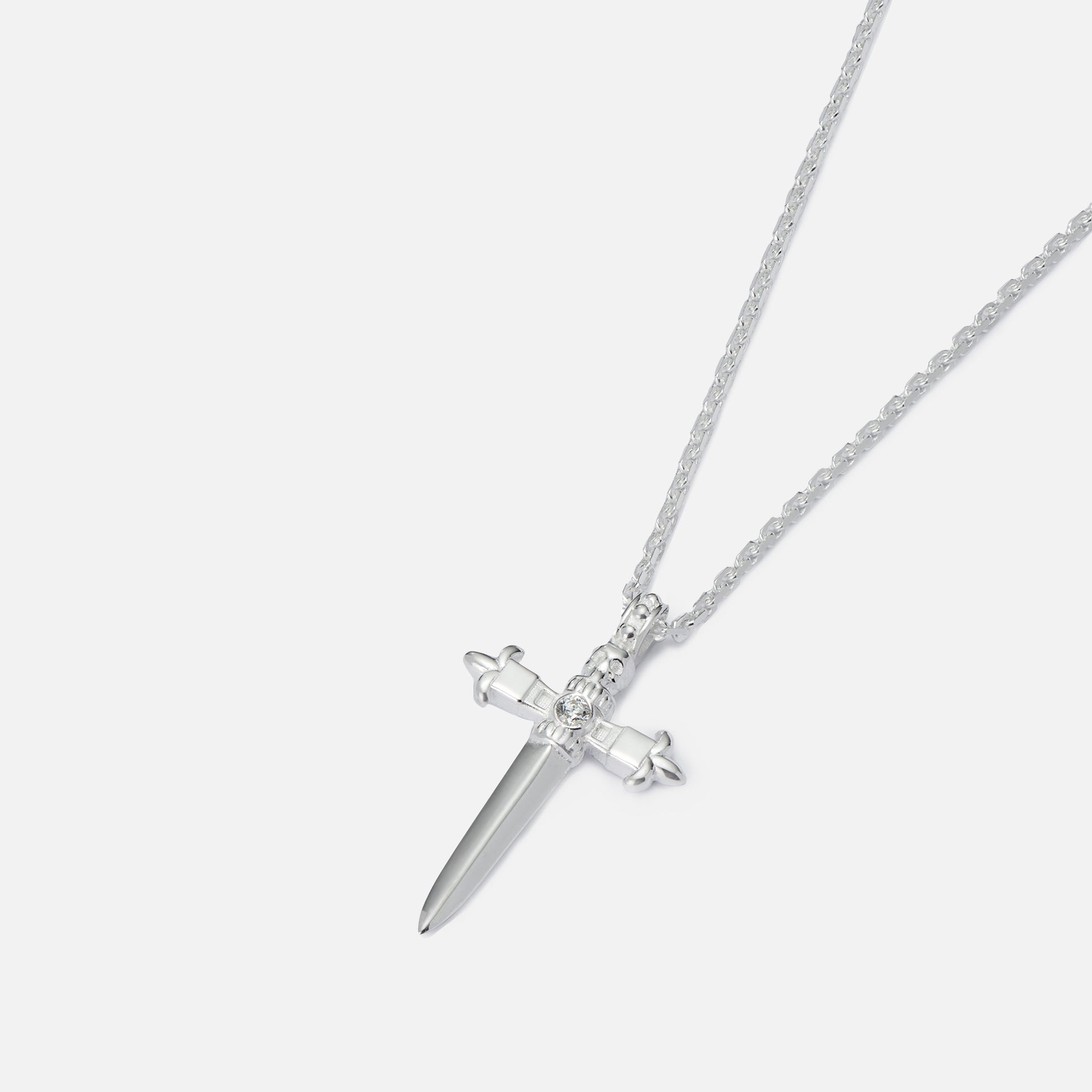 Hatton Labs Dagger Pendant Necklace - Silver