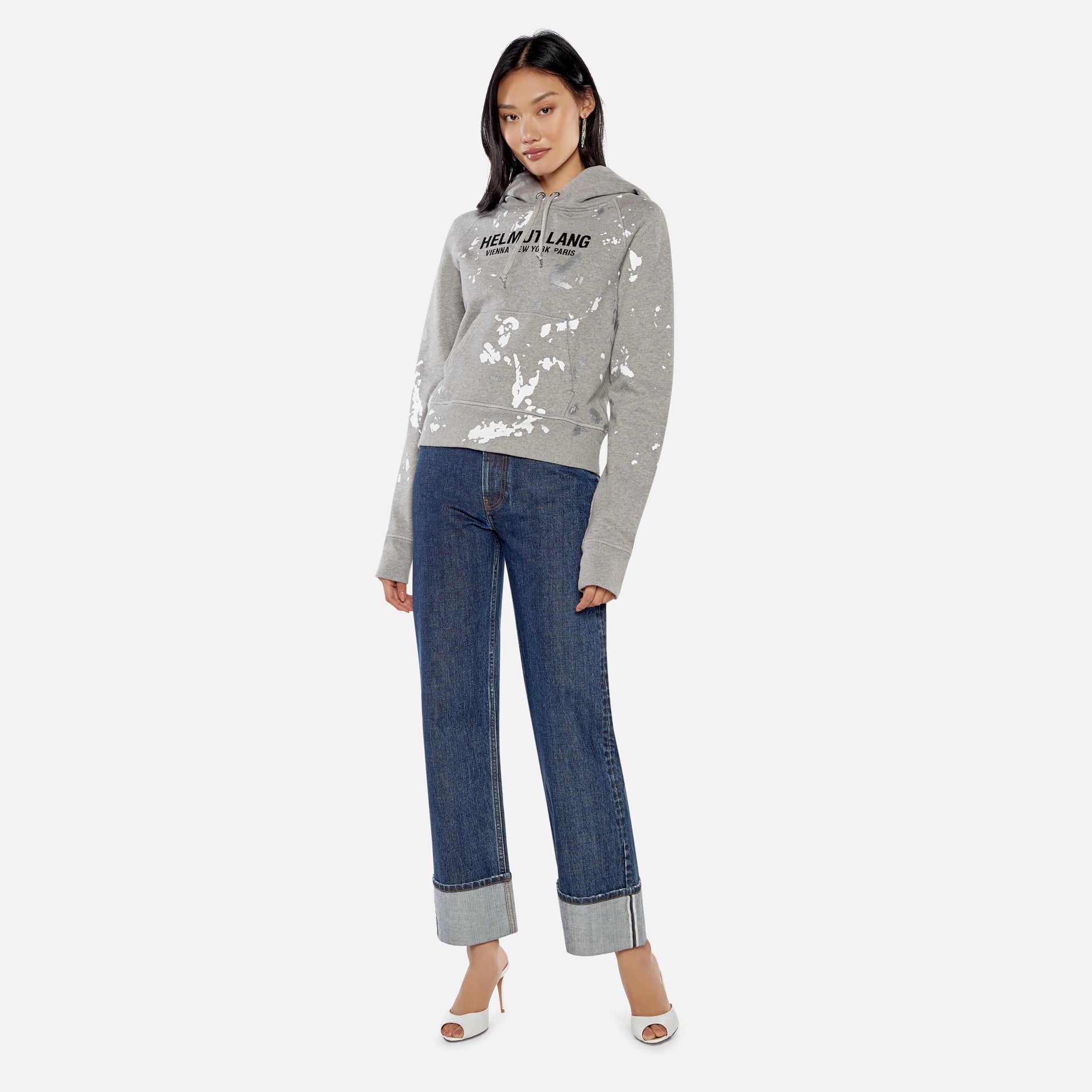 Helmut Lang Slim Hoodie - Precision Heather