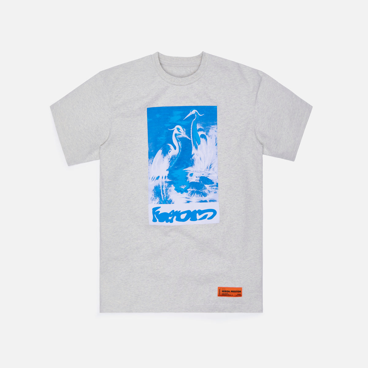 Heron Preston Tee OS Herons Captcha G. - Melange Light