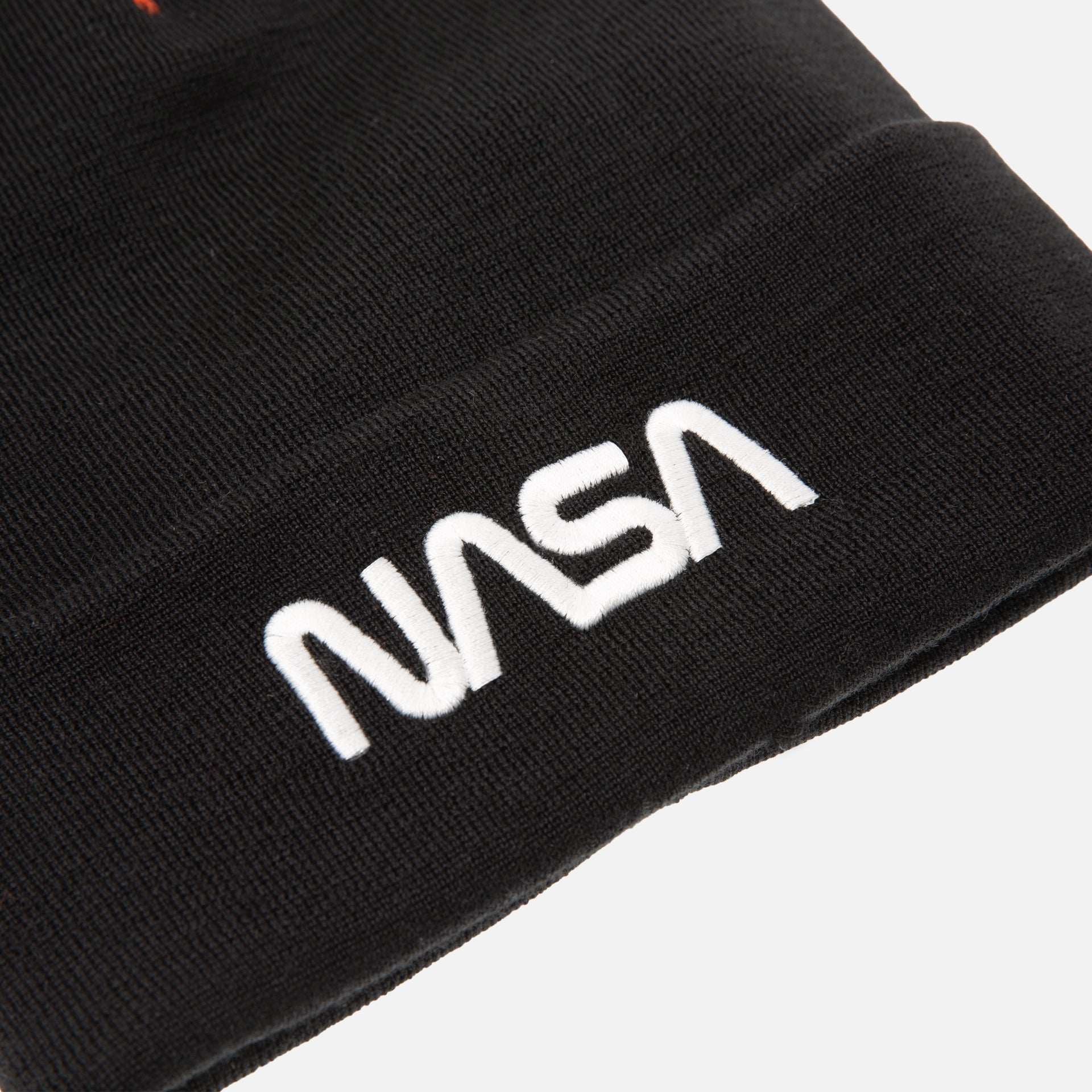 Heron Preston x NASA Beanie - Black / White