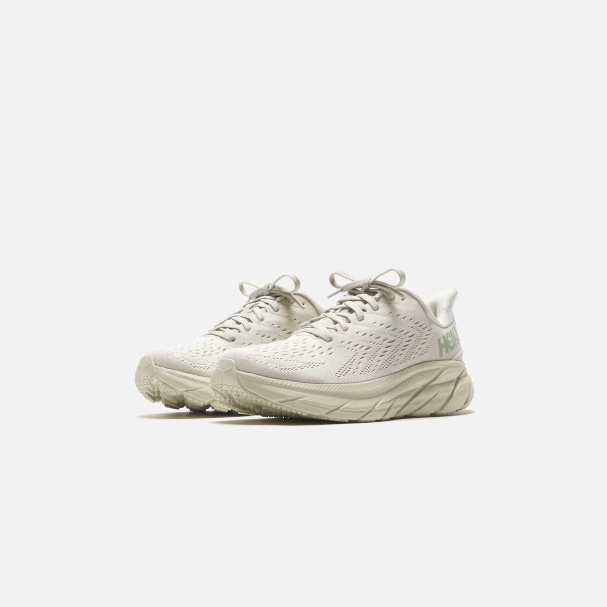 Hoka Wmns Clifton 8 - Smoke Green / Celadon Tint