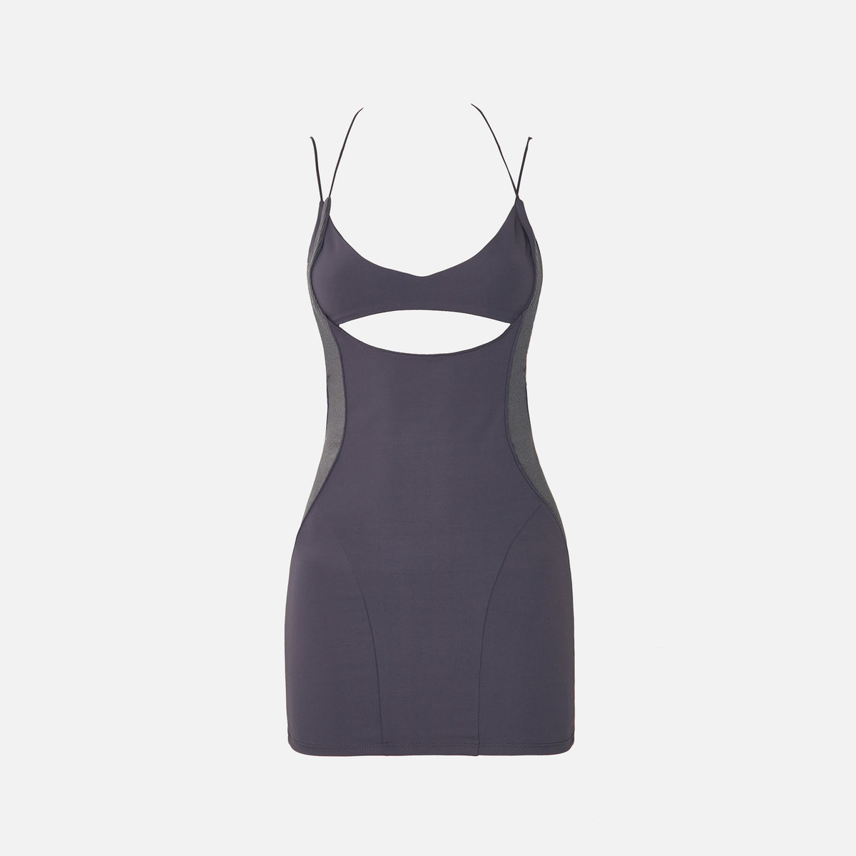Hyein Seo Racer Mini Dress - Dark Grey