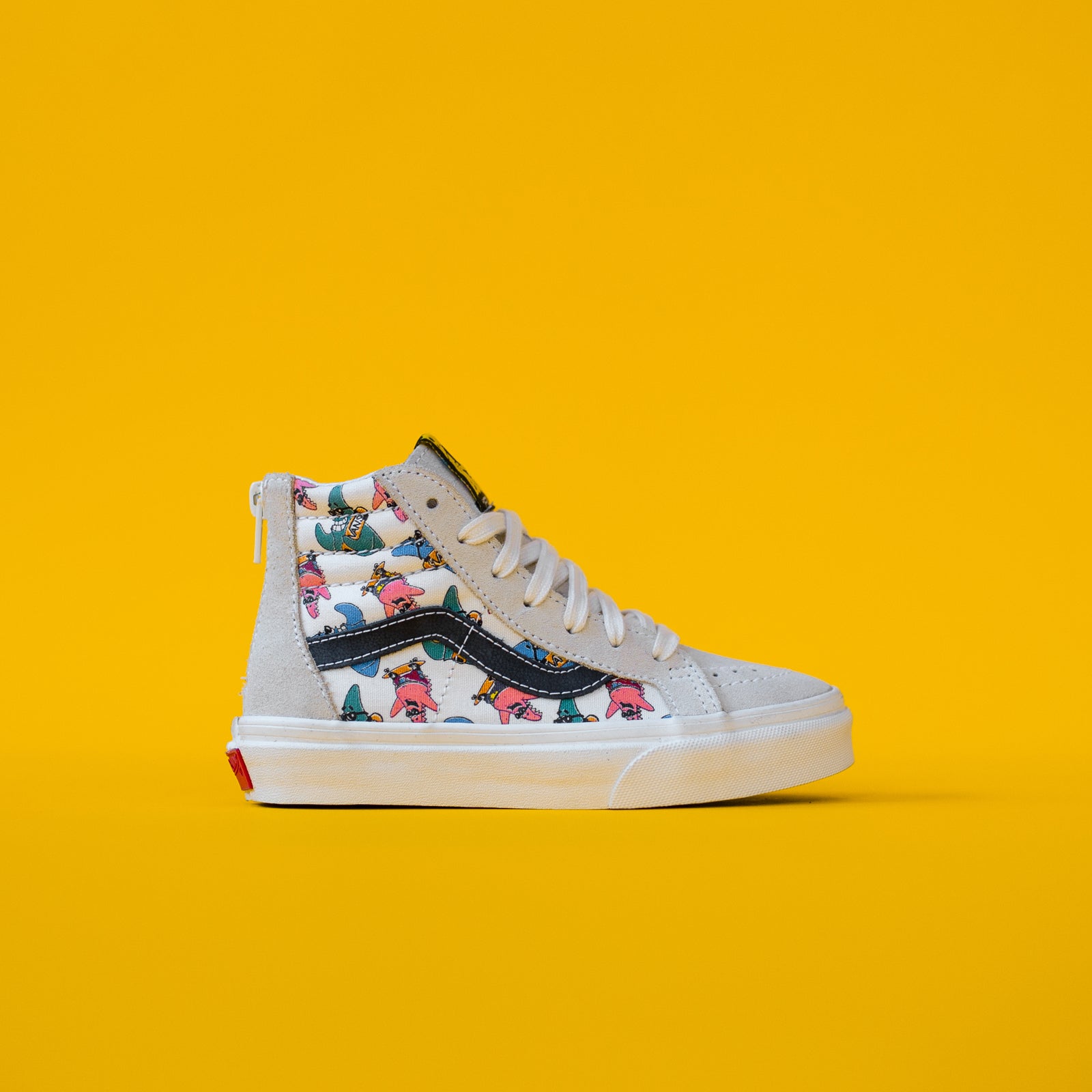 Vans Vault x SpongeBob Kids OG Sk8-Hi Zip LX - White