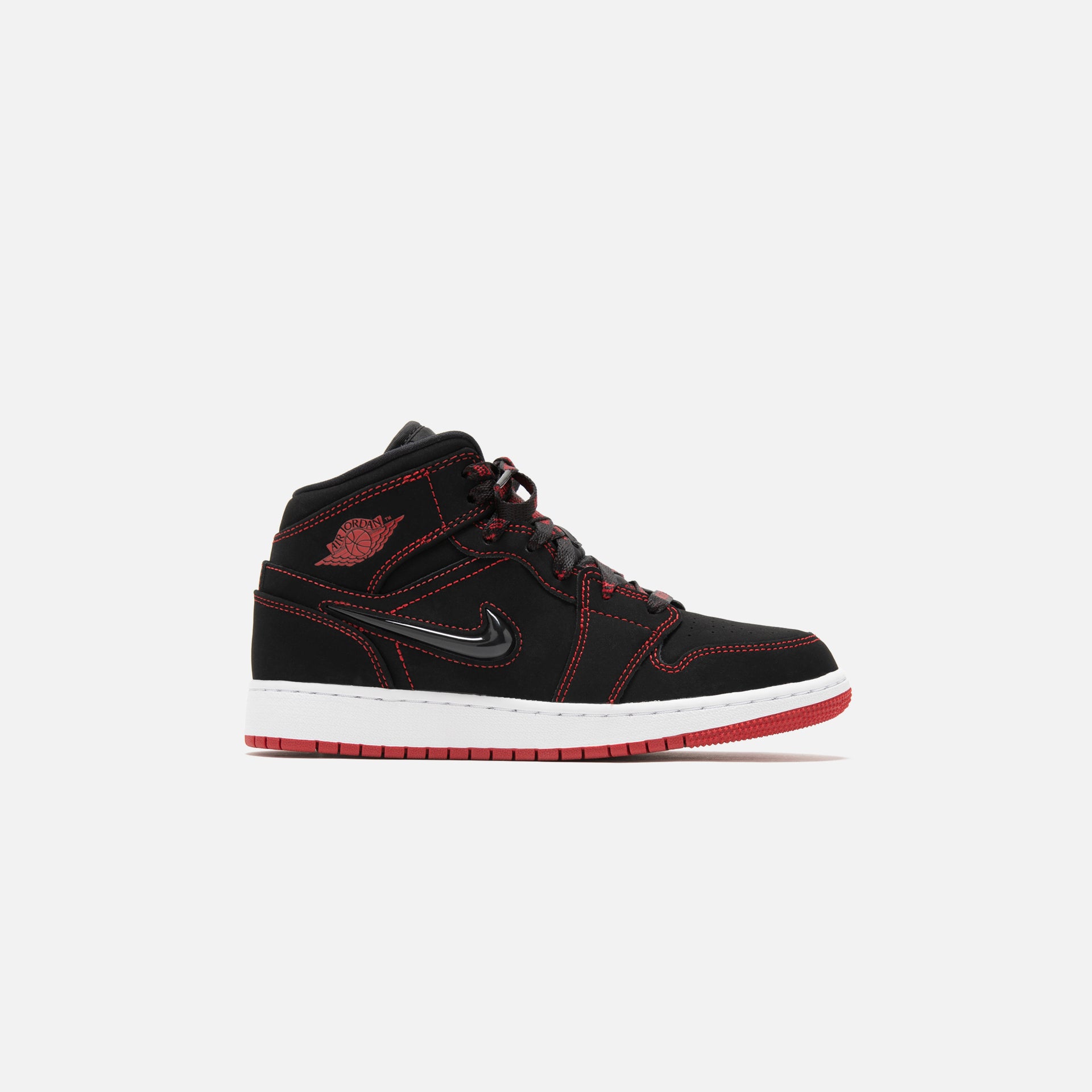 Nike Grade School Air Jordan 1 Mid SE - Black / Red