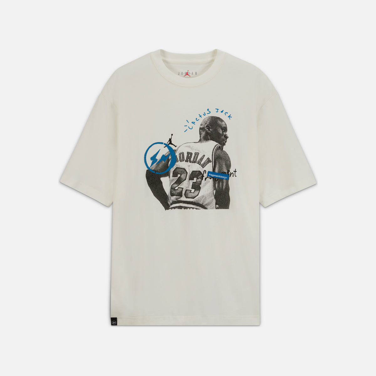 Jordan x Travis Scott x Fragment Tee - Sail