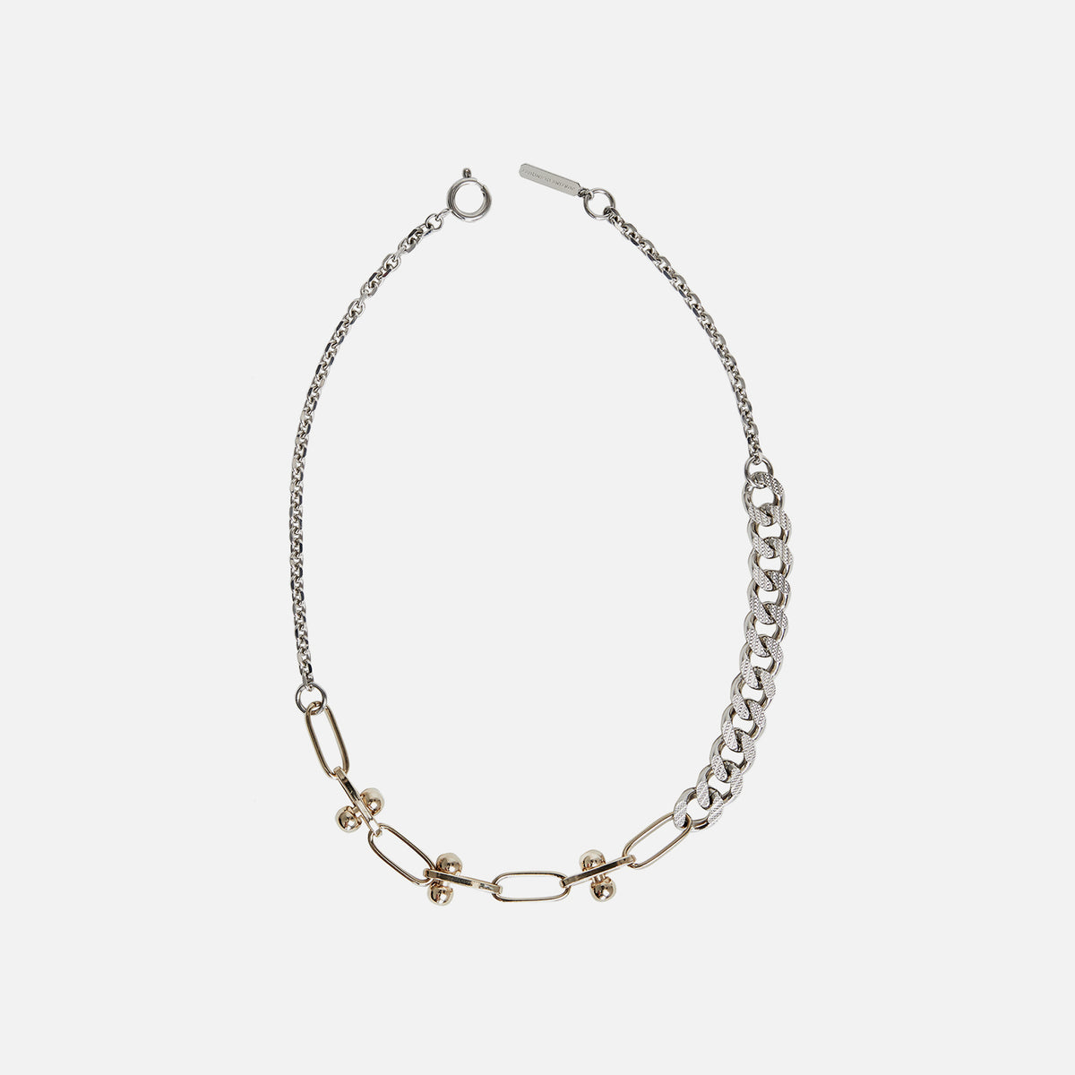 Justine Clenquet Honey Necklace - Palladium / Gold