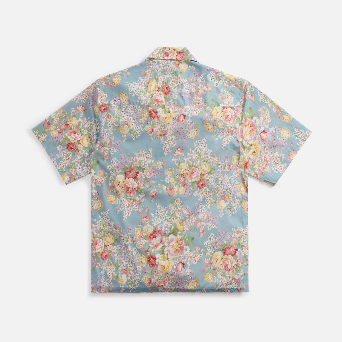 John Elliott Camp Shirt - Blue Tuscan Floral