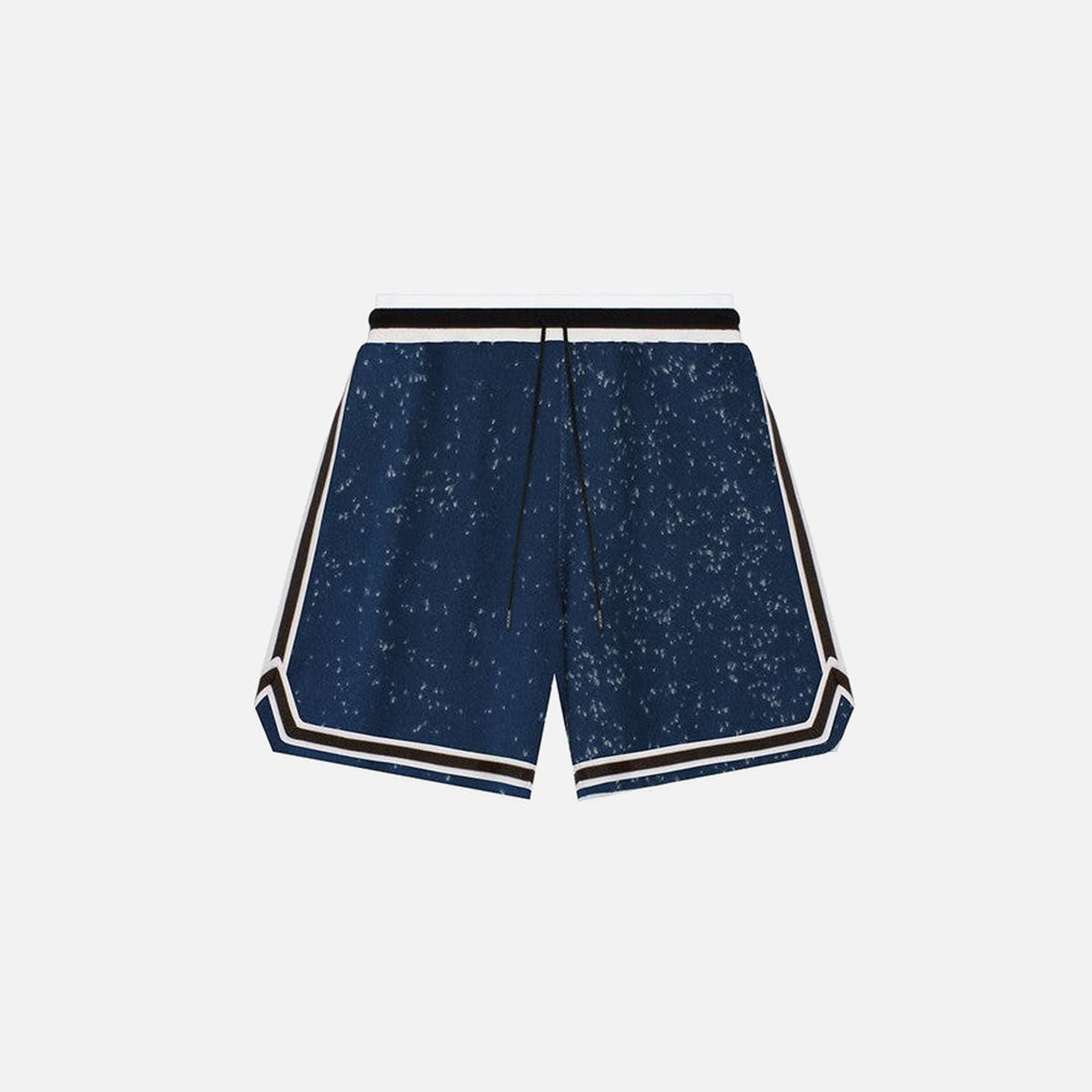 John Elliott Spec Wool Game Shorts - Royal Blue