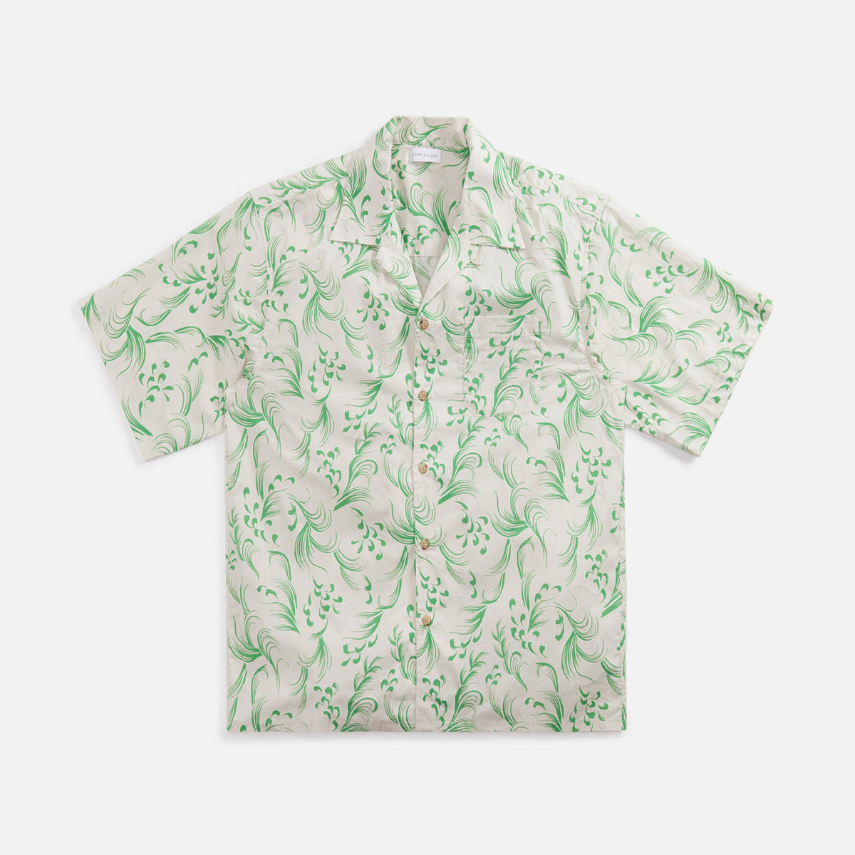 John Elliott Camp Shirt - Ivory