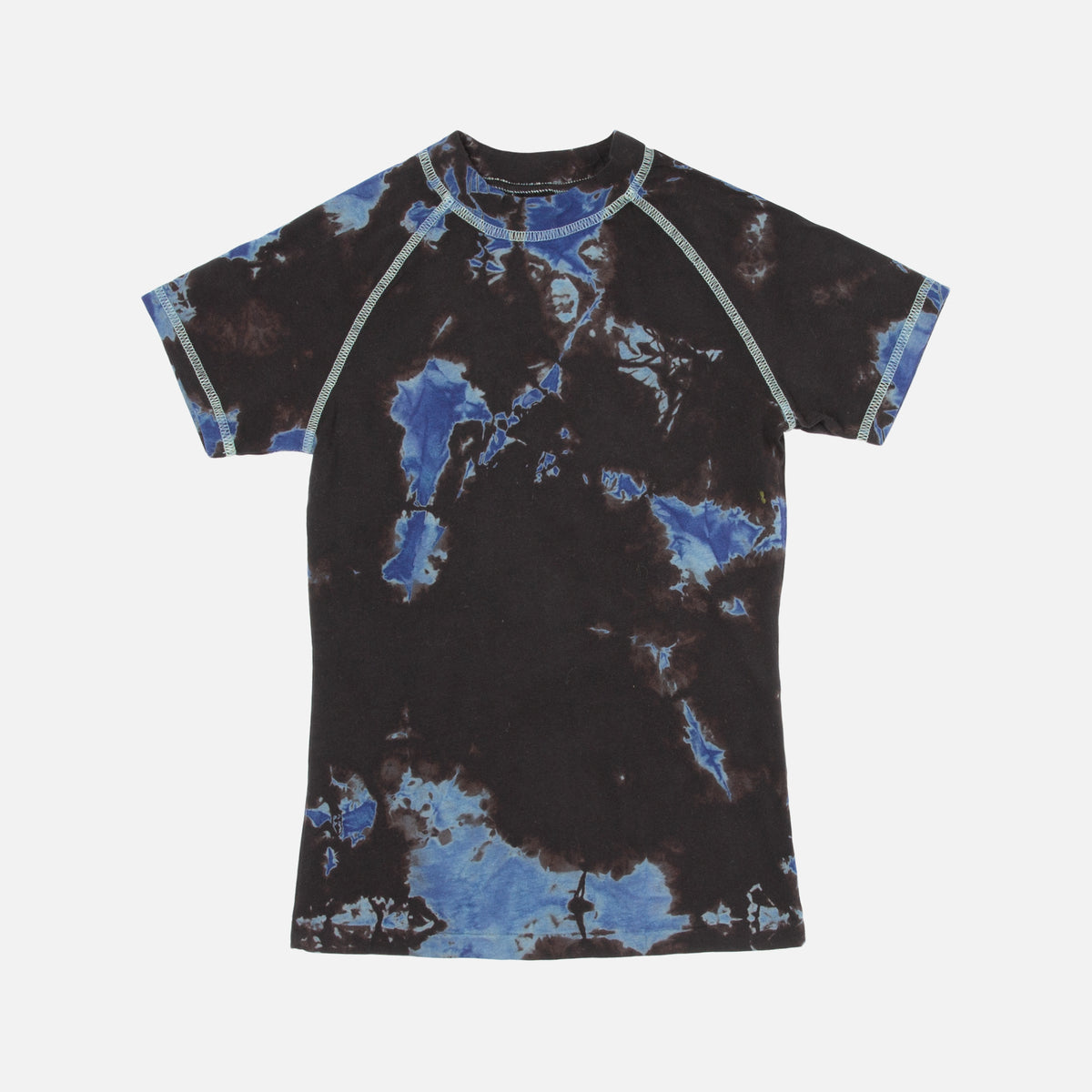 John Elliott Double Dye Raglan Tee - Indigo / Black