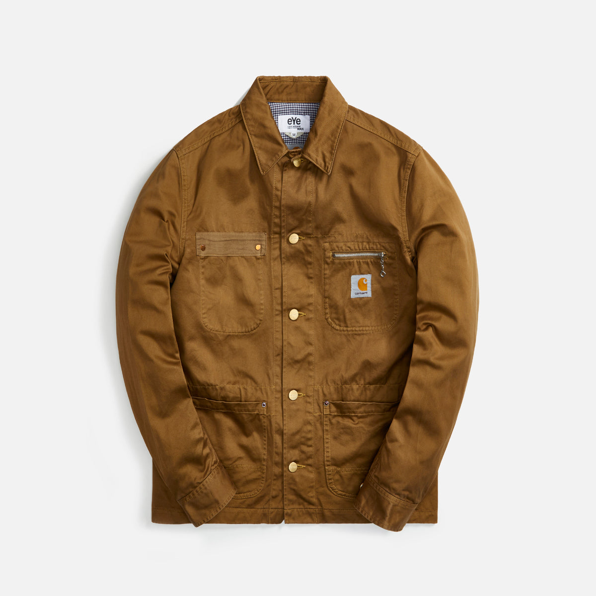 Junya Watanabe Man Cotton Weapon Garment Dyed Carhartt Jacket - Deep Beige