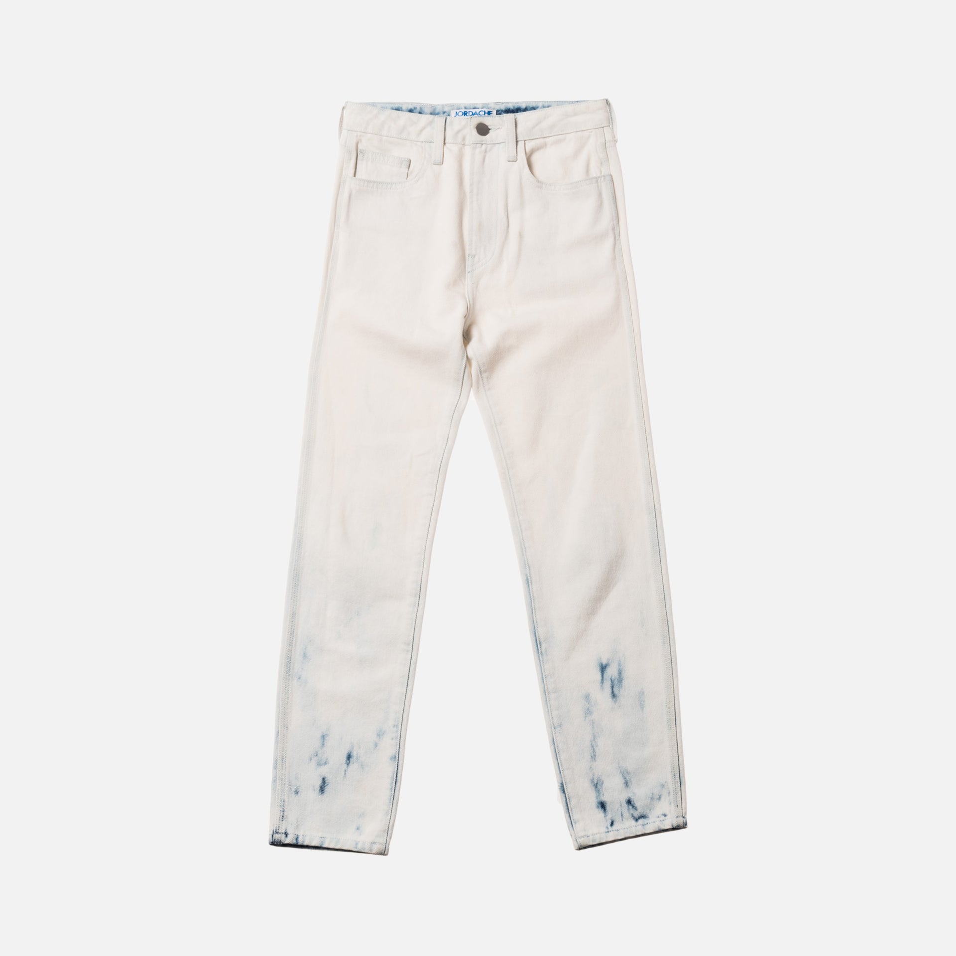 Jordache High Rise Slim Pant -  Rinse & Bleach