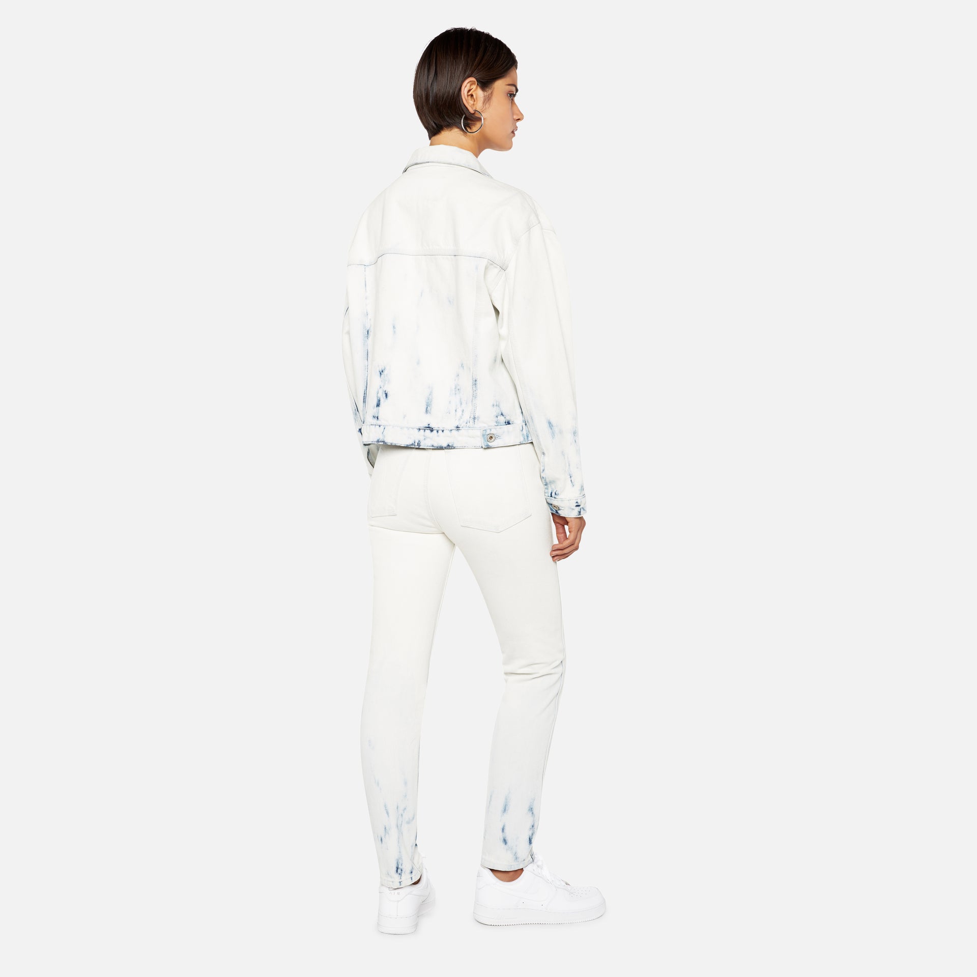 Jordache High Rise Slim Pant -  Rinse & Bleach
