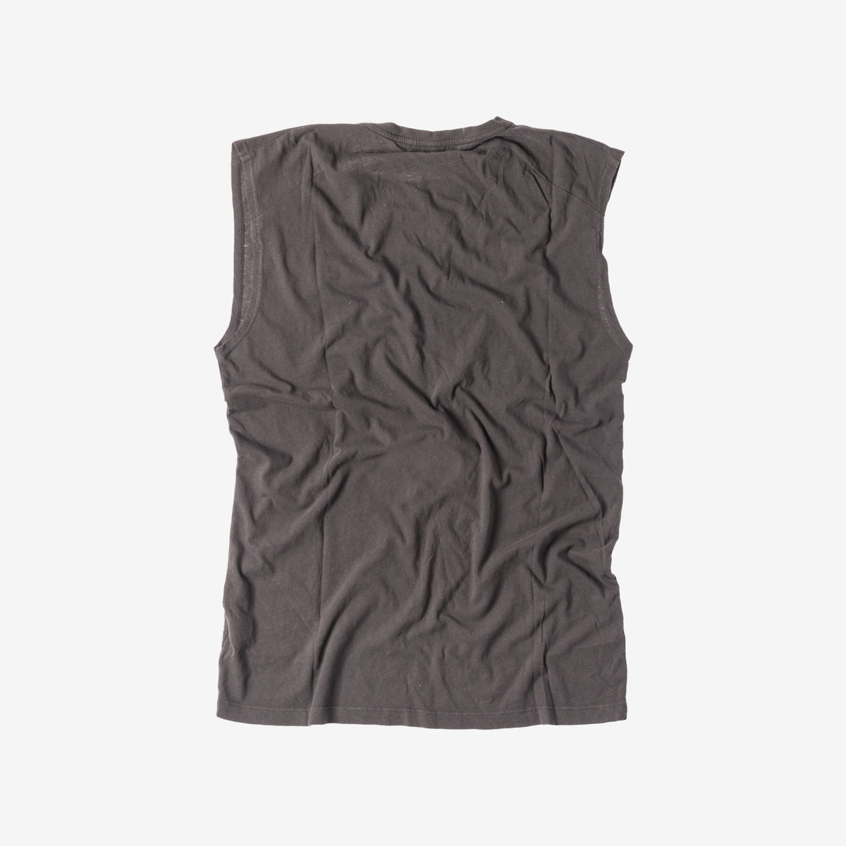 John Elliott Oversized Sleeveless Crew - Charcoal