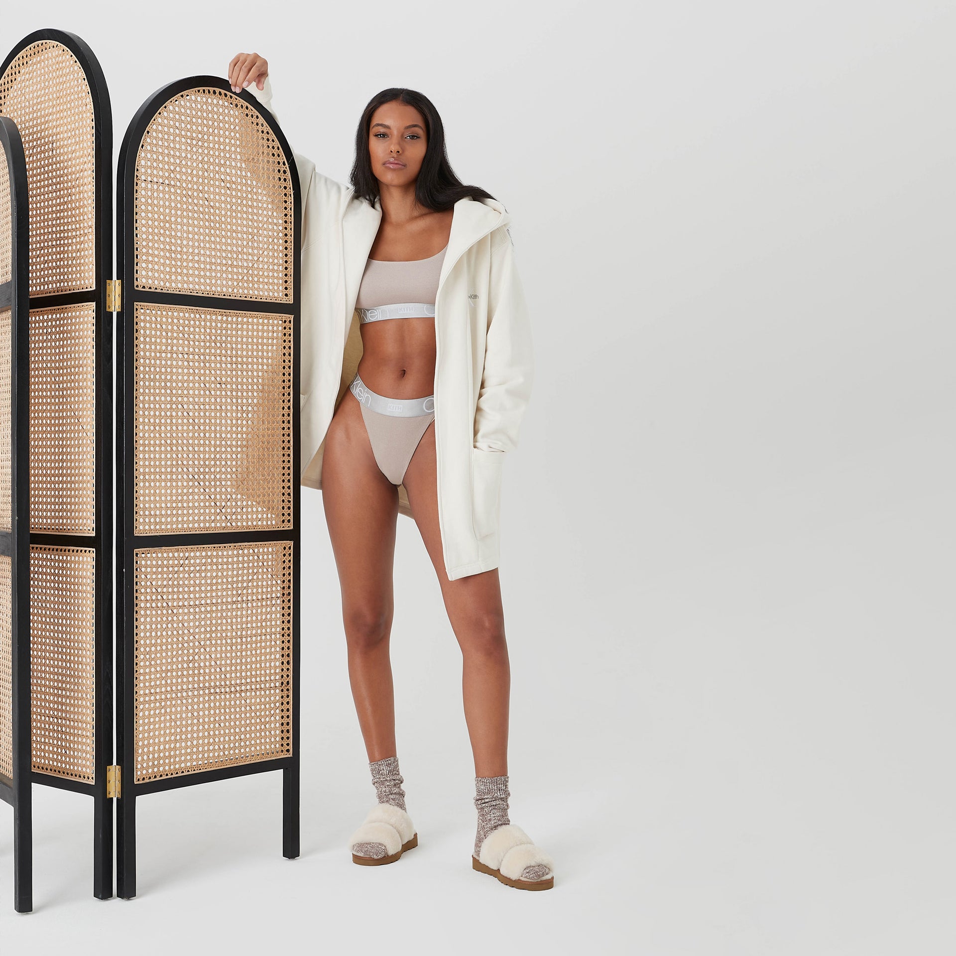 Kith Women for Calvin Klein Terry Robe - Waffle