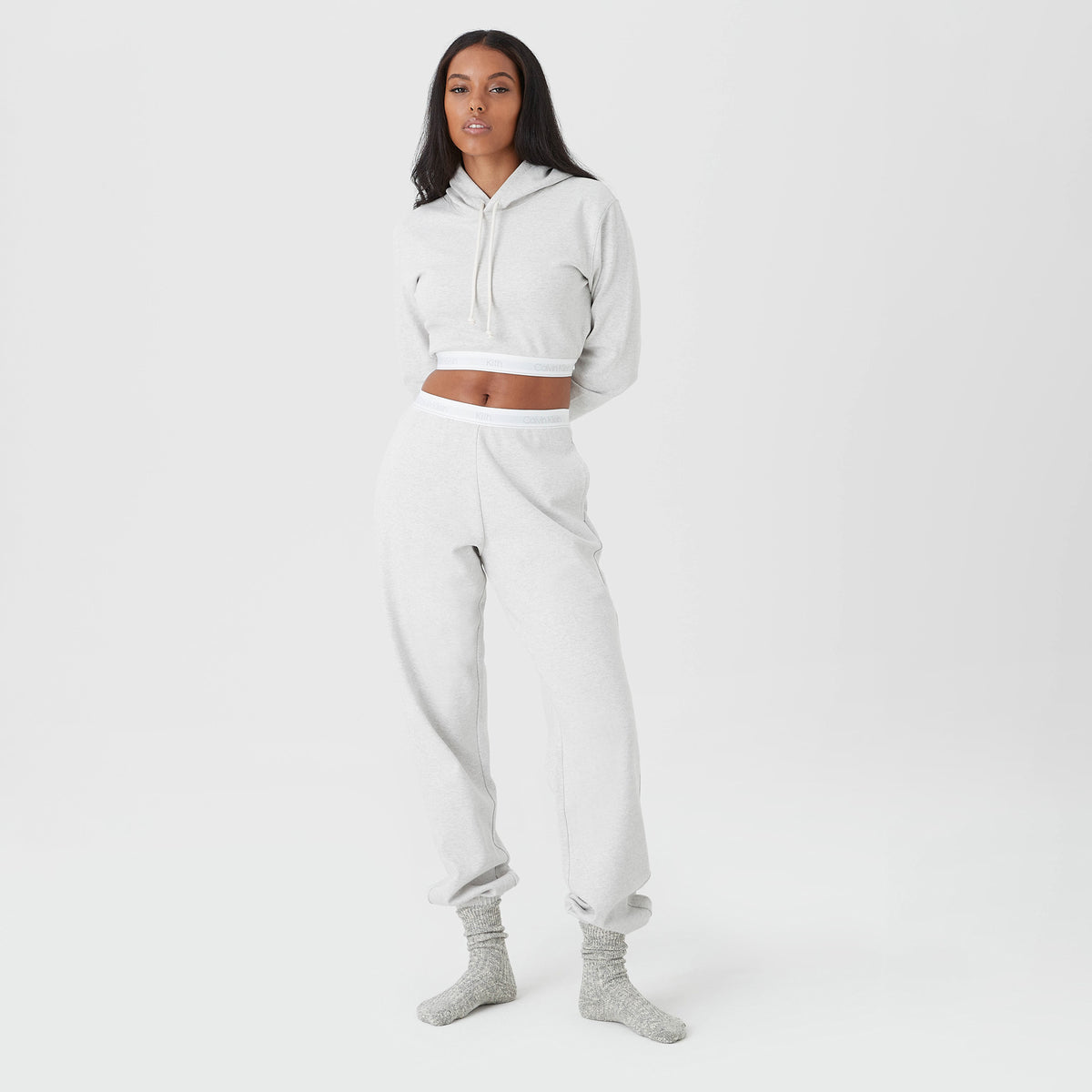 Kith Women for Calvin Klein Chelsea Sweatpant II - Light Heather Grey