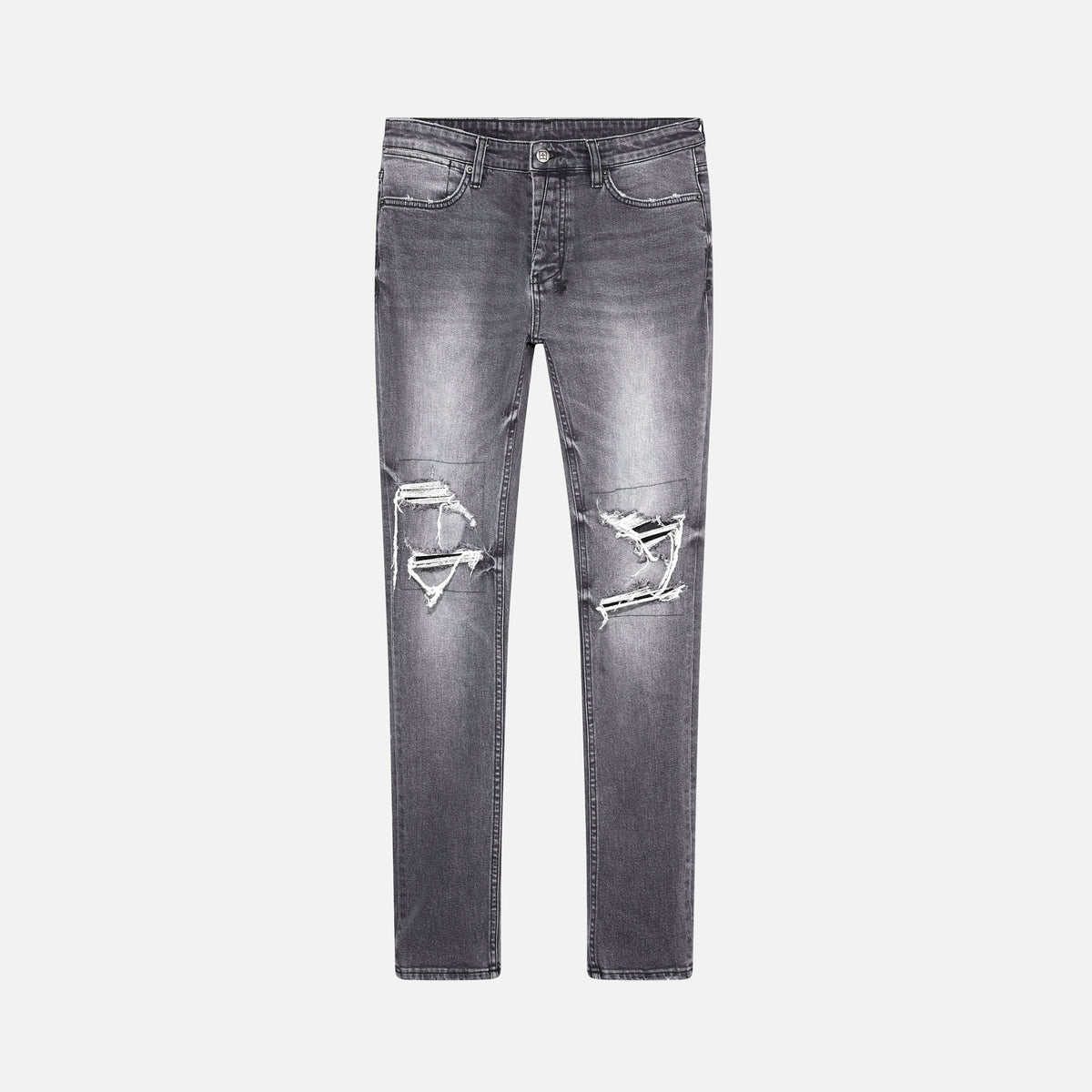 Ksubi Van Winkle Smokescreen - Ripped Grey