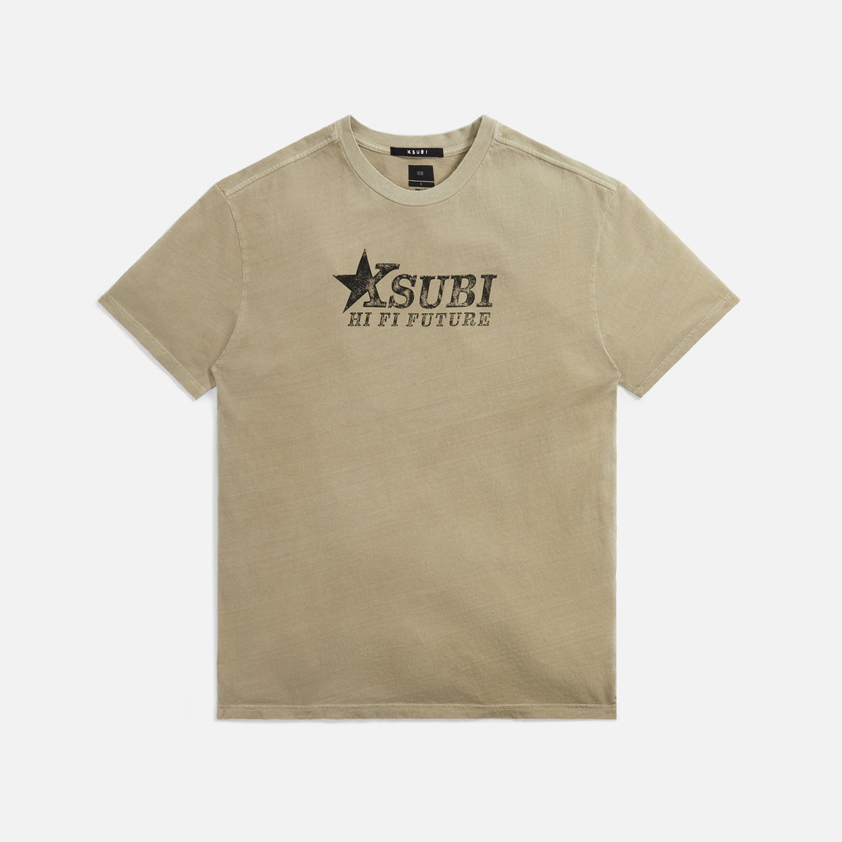 Ksubi Hi Fi Biggie Tee - Faded Khaki