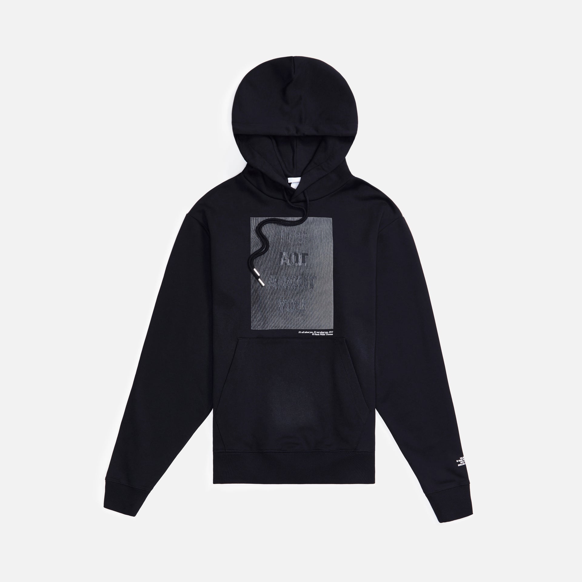 Helmut Lang HWT Lent Hoodie - Basalt Black