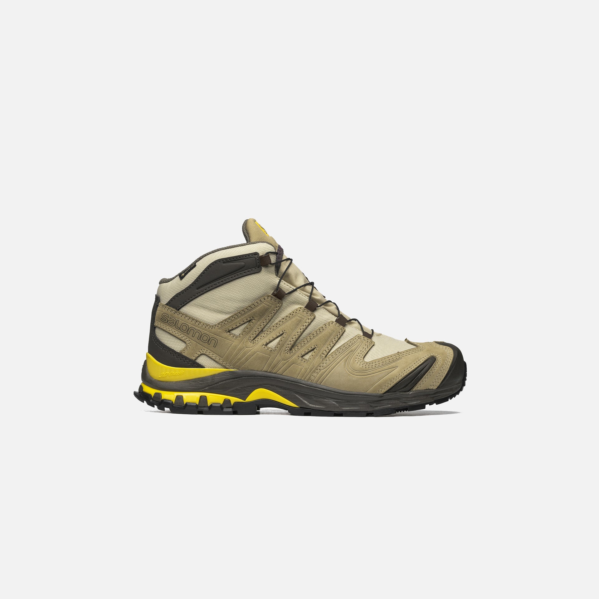 Salomon x BGS XA Pro 3D Mid GTX - Safari / Kelp / Empire Yellow
