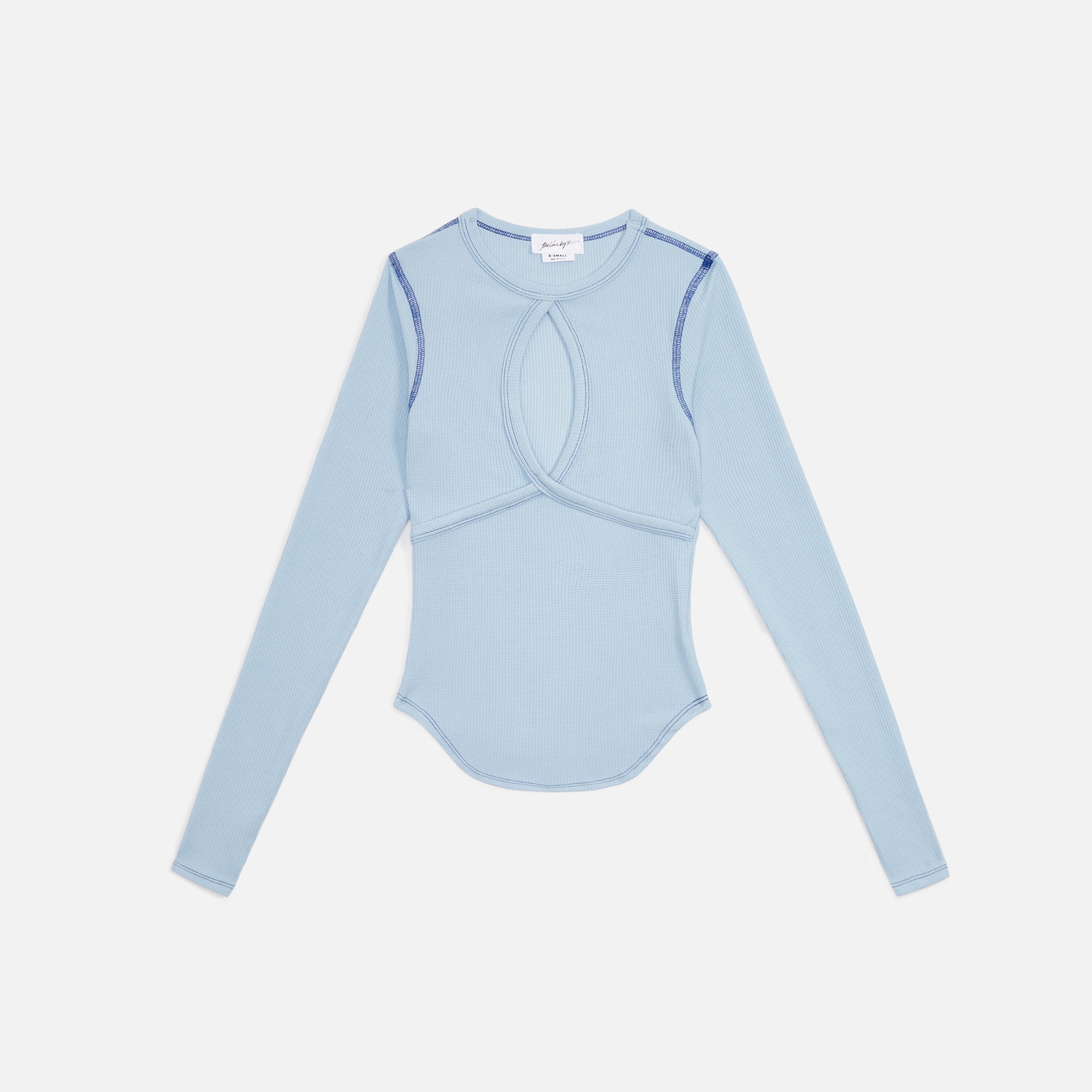 The Line by K Elishe Top - Powder Blue
