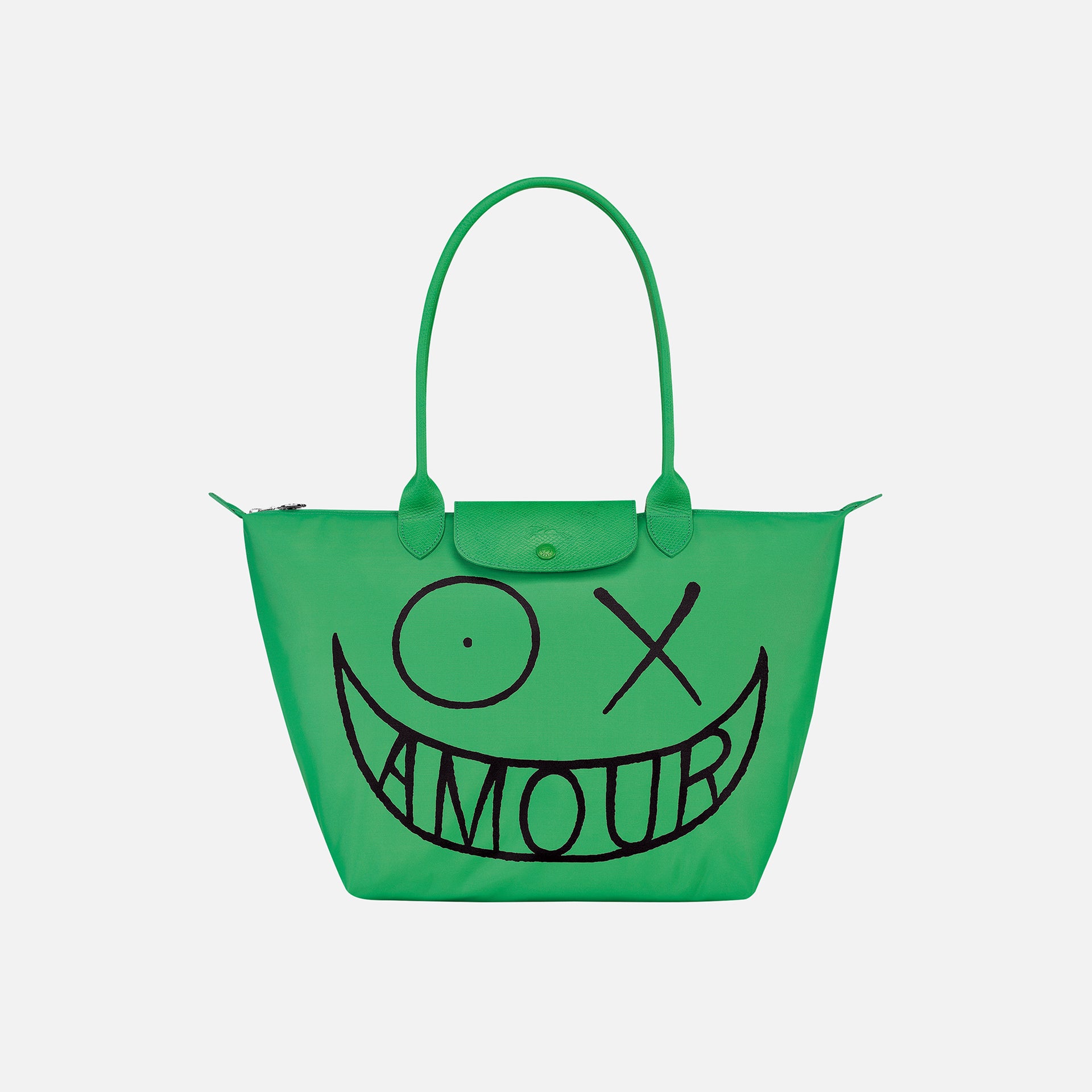 Longchamp x Andre Mr. A Love Shopping Bag Large - Green