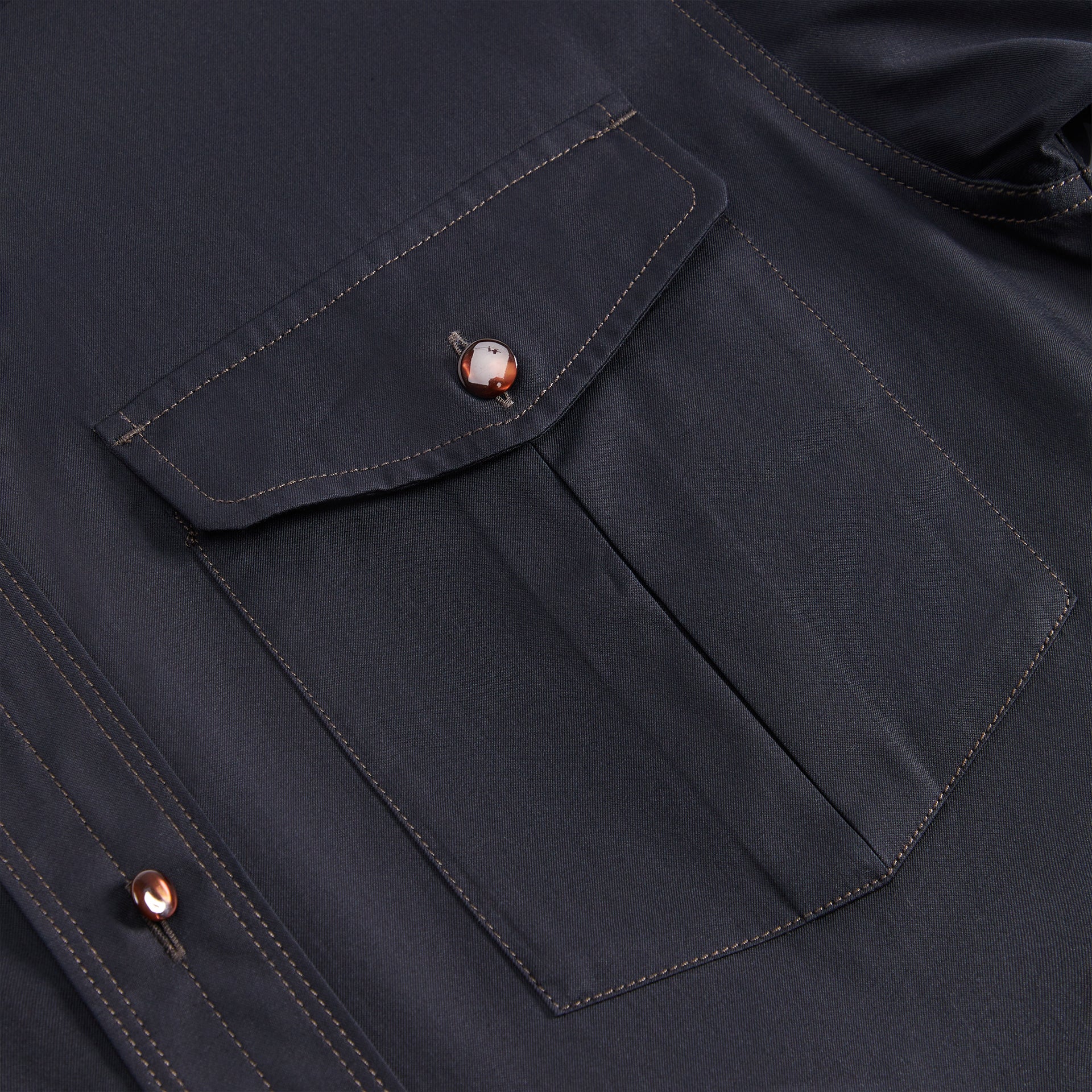 Lemaire Western Shirt - Black