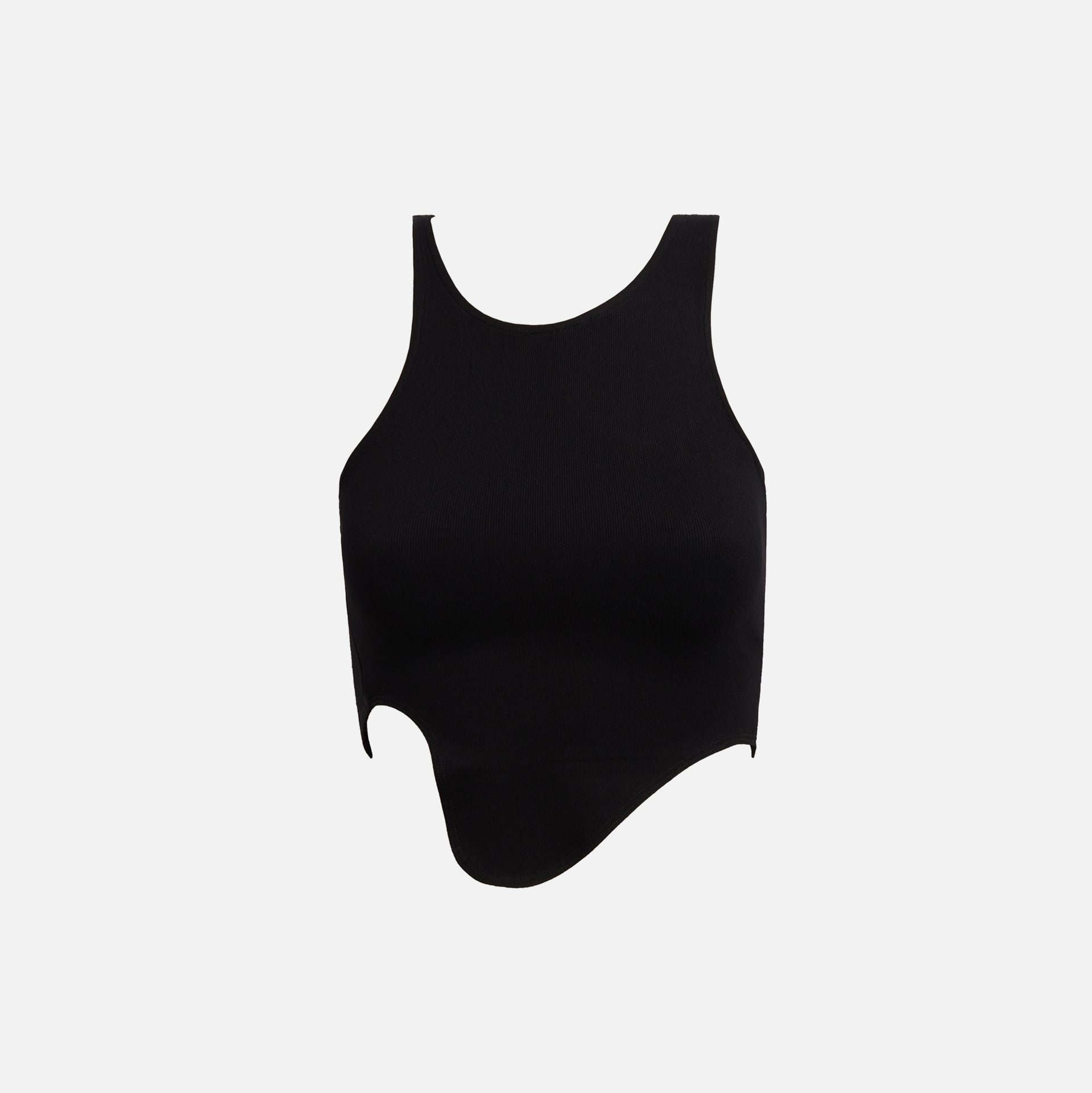Local European Bodycon Tank - Black