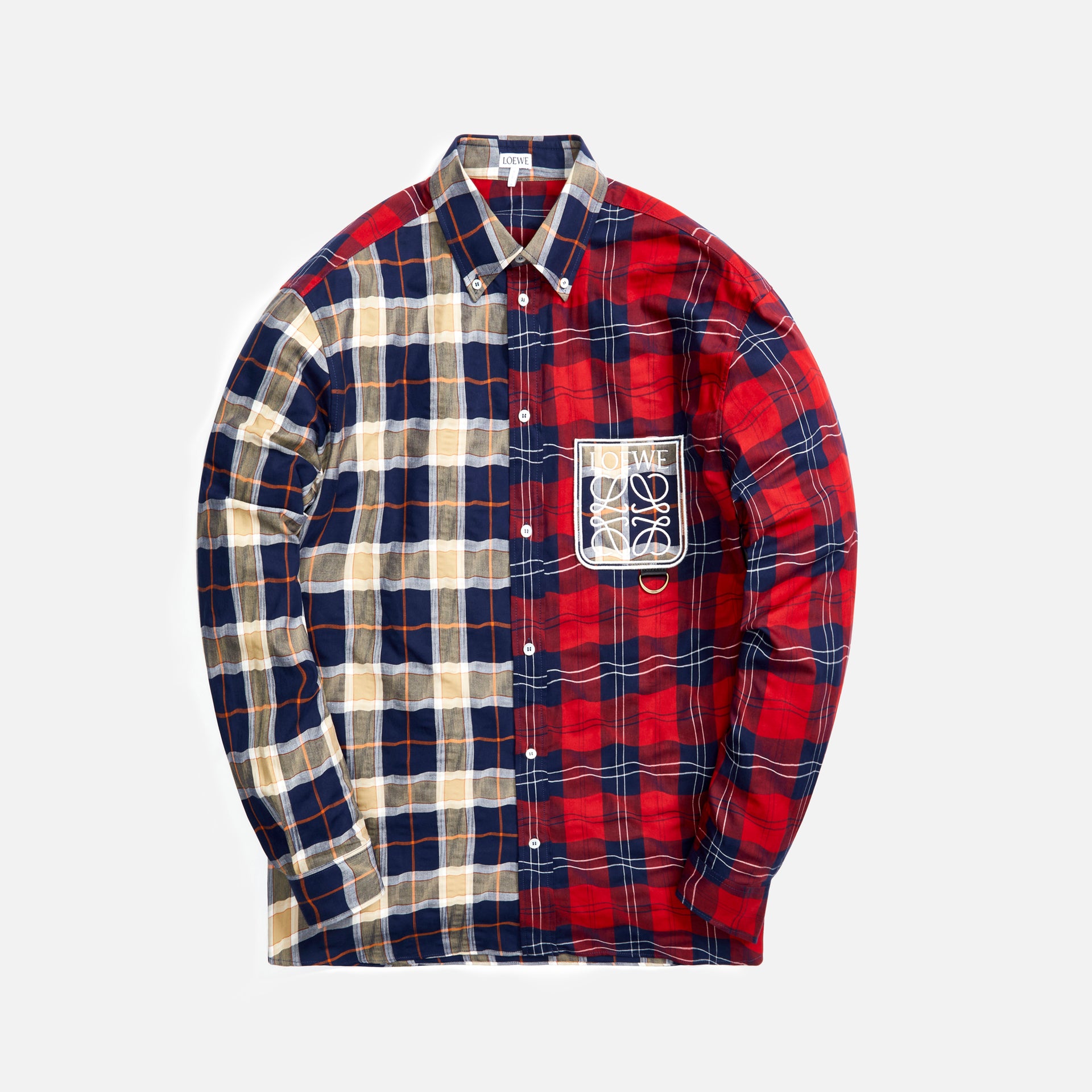 Loewe Patchwork Check Shirt - Multi