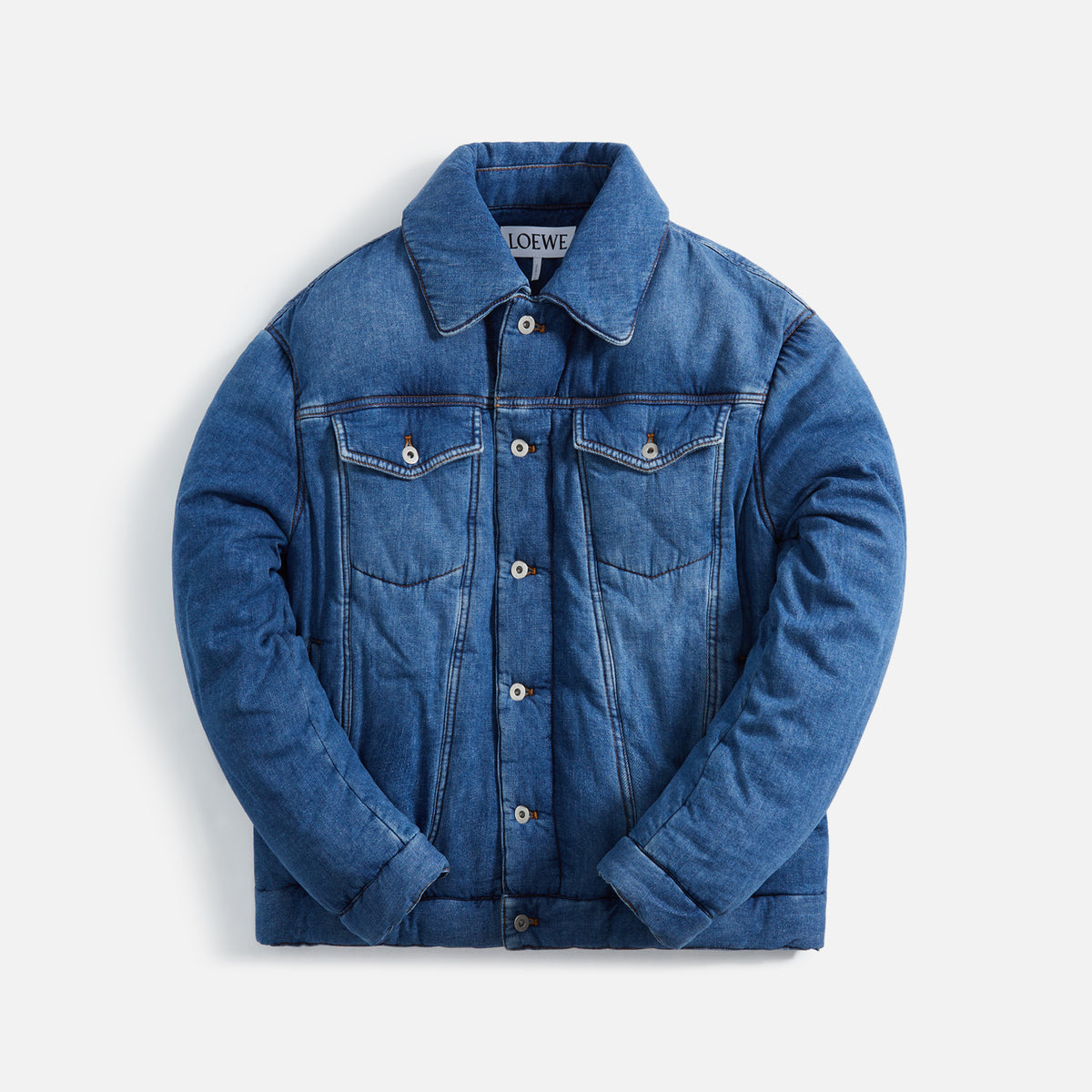 Loewe Padded Denim Jacket - Navy