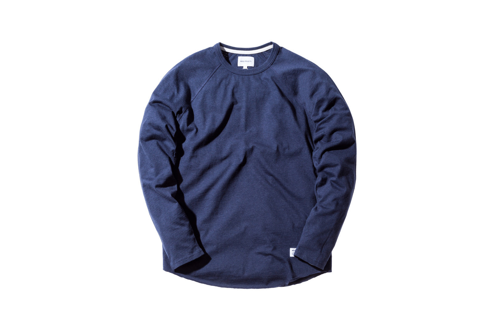 Norse Projects Aske Perforated L/S Tee - Navy