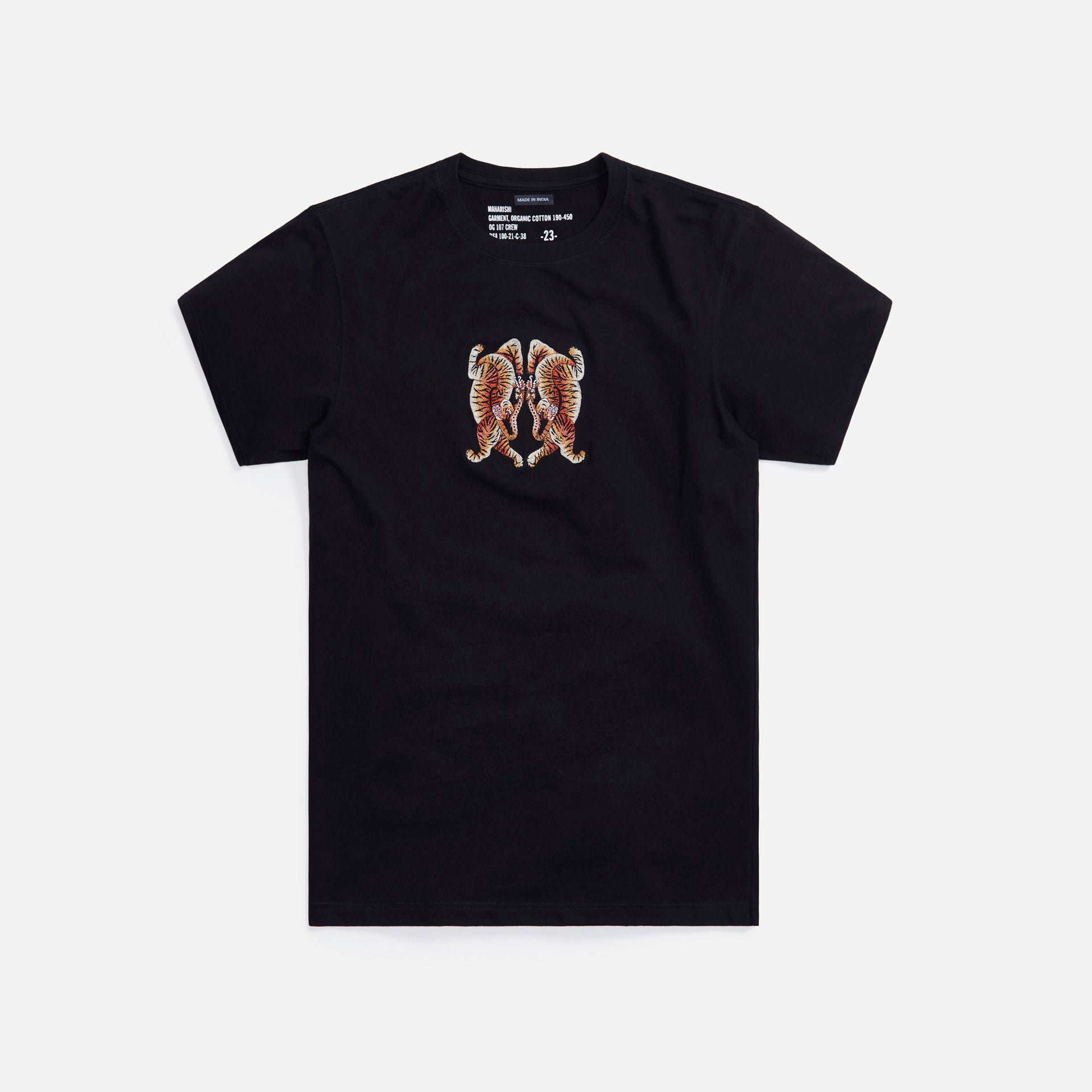 Maharishi Heart of Tigers Tee - Black