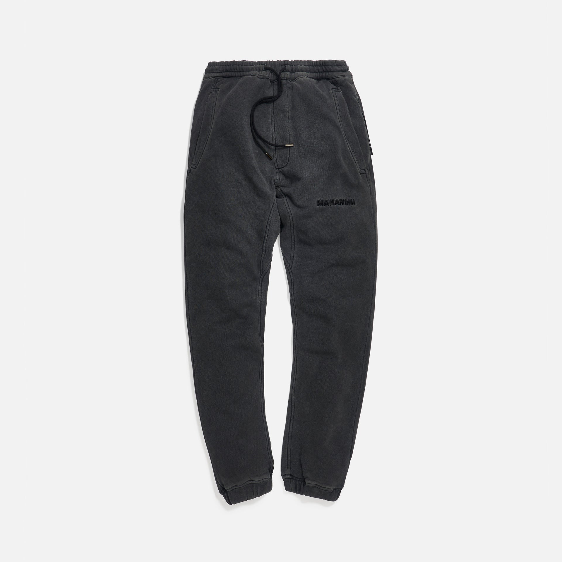 Maharishi Orion Hemp Organic Garment Dyed Trackpants - Black