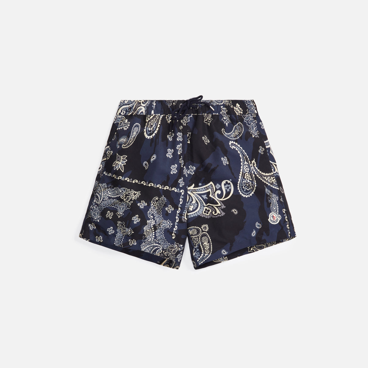 Moncler Paisley Swim Short - Navy